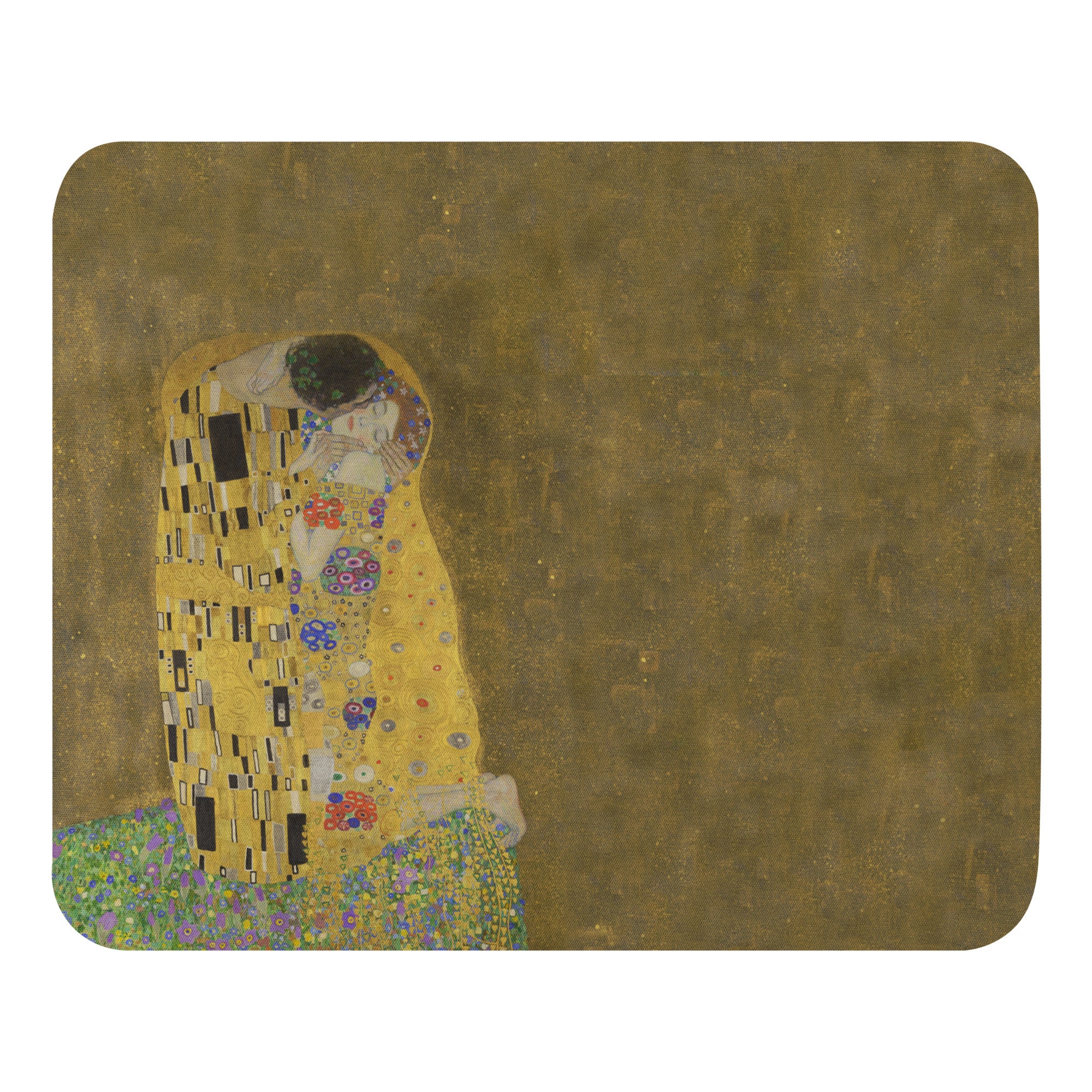 Mauspad „Der Kuss“ von Gustav Klimt, berühmtes Gemälde, Premium-Kunst-Mauspad