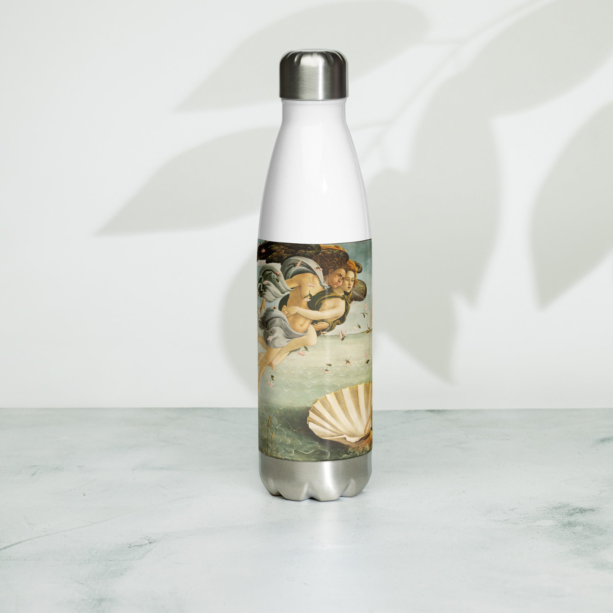 Wasserflasche mit berühmtem Gemälde „Die Geburt der Venus“ von Sandro Botticelli | Kunst-Wasserflasche aus Edelstahl