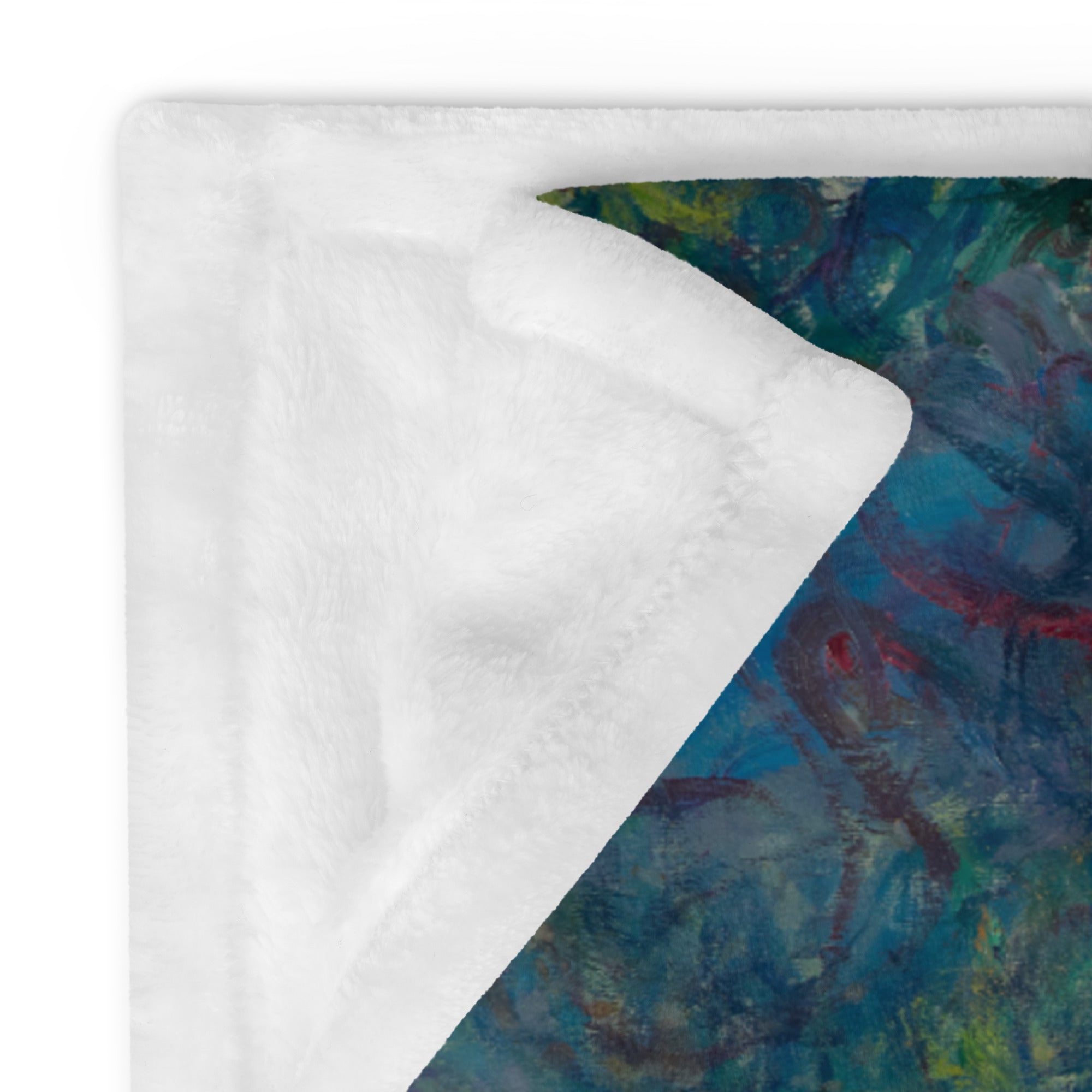 Claude Monet 'Wisteria' Famous Painting Throw Blanket | Premium Art Throw