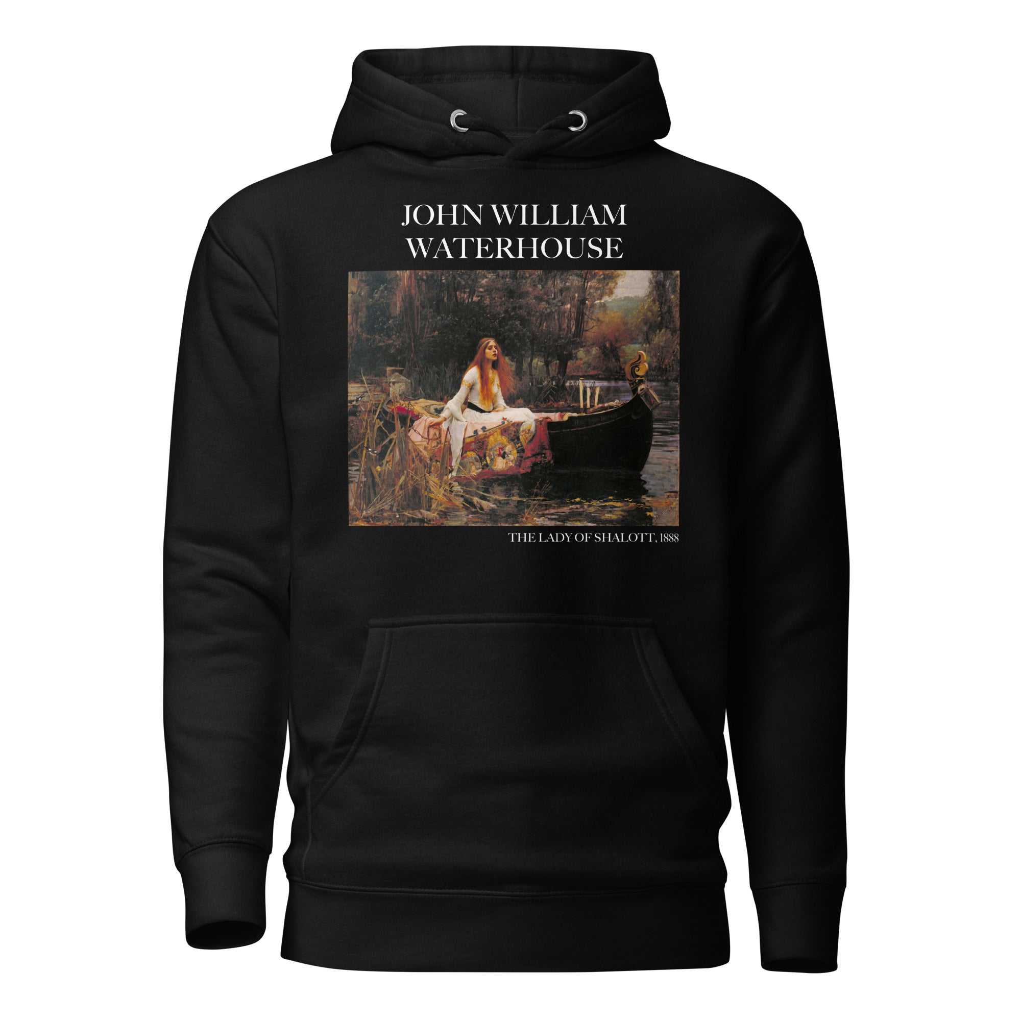 John William Waterhouse 'The Lady of Shalott' Famous Painting Hoodie | Unisex Premium Art Hoodie