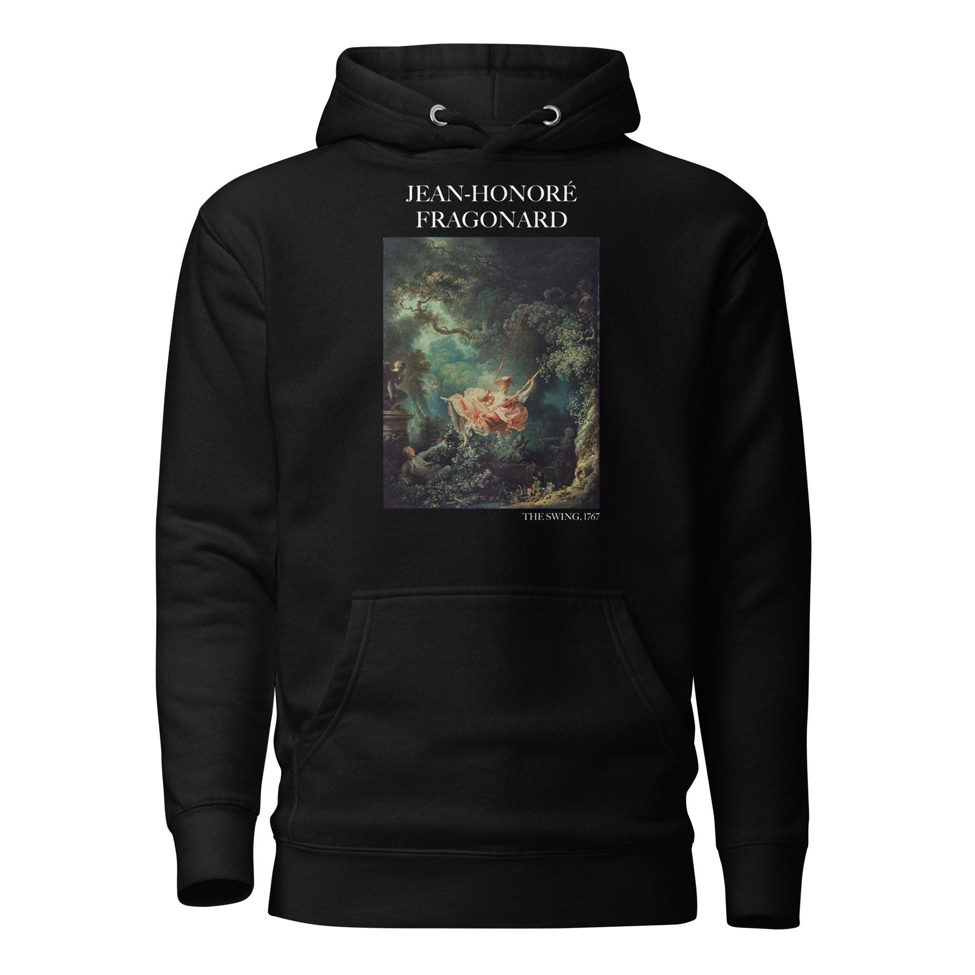 Jean-Honoré Fragonard 'The Swing' Famous Painting Hoodie | Unisex Premium Art Hoodieoodie