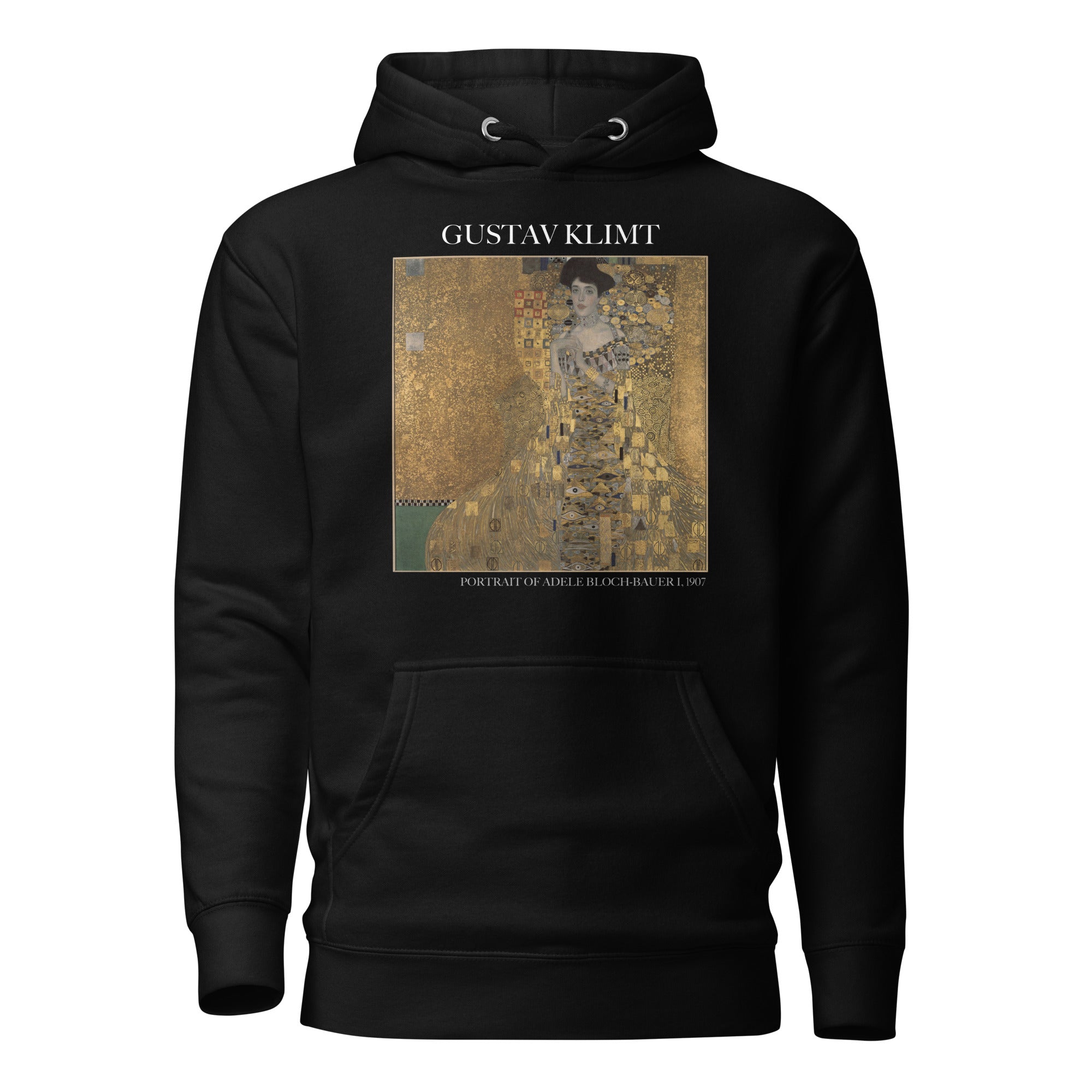 Gustav Klimt 'Portrait of Adele Bloch-Bauer I' Famous Painting Hoodie | Unisex Premium Art Hoodie