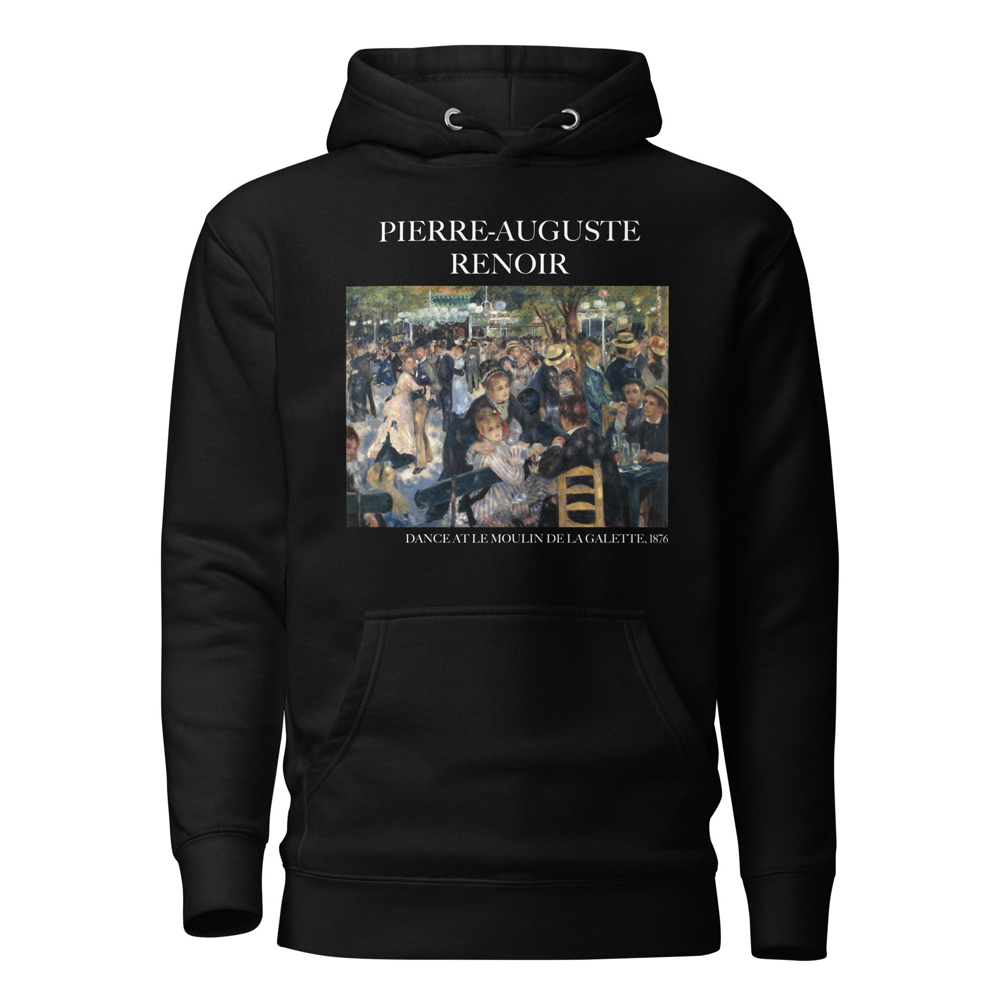 Pierre-Auguste Renoir 'Dance at Le Moulin de la Galette' Famous Painting Hoodie | Unisex Premium Art Hoodie