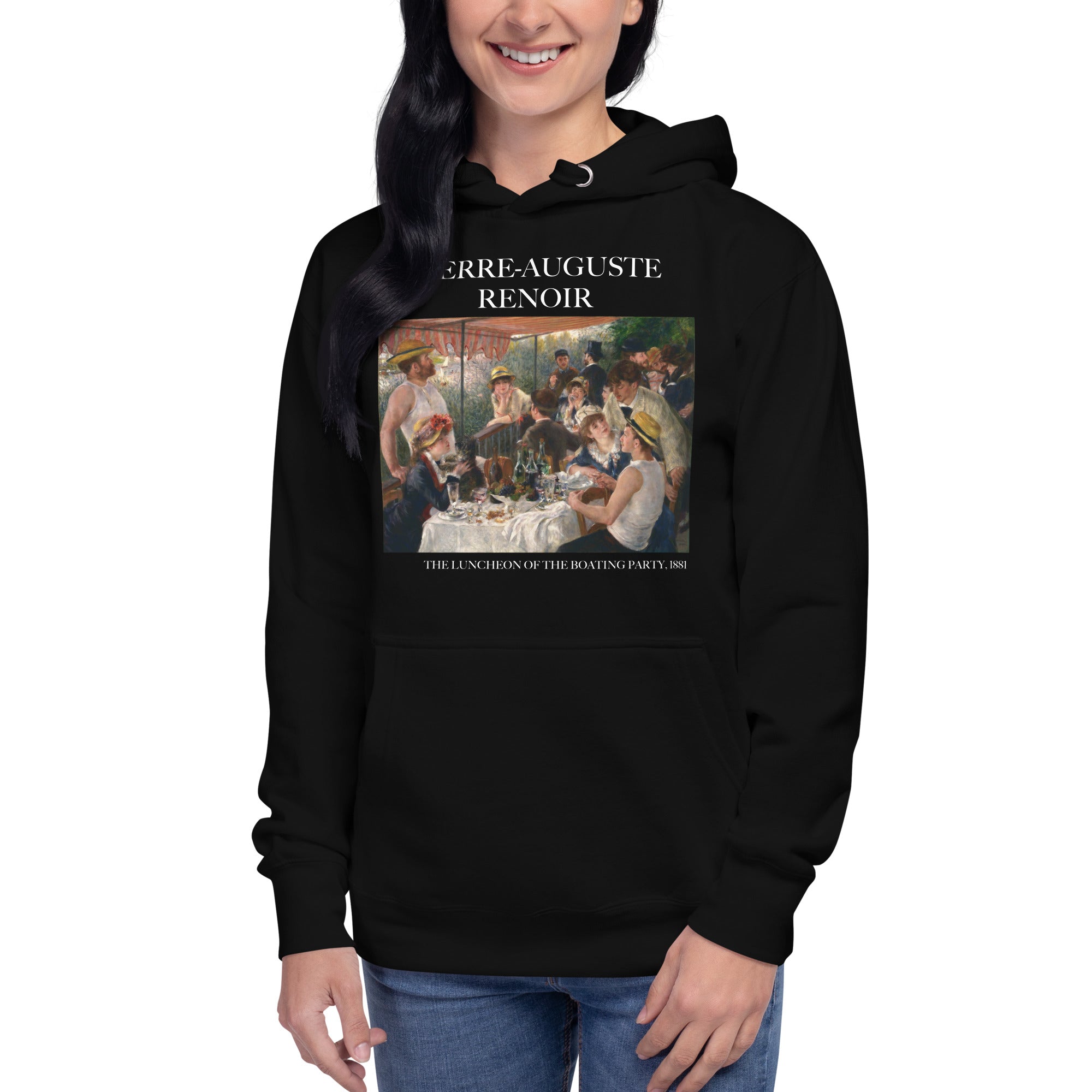 Pierre-Auguste Renoir 'The Luncheon of the Boating Party' Famous Painting Hoodie | Unisex Premium Art Hoodie