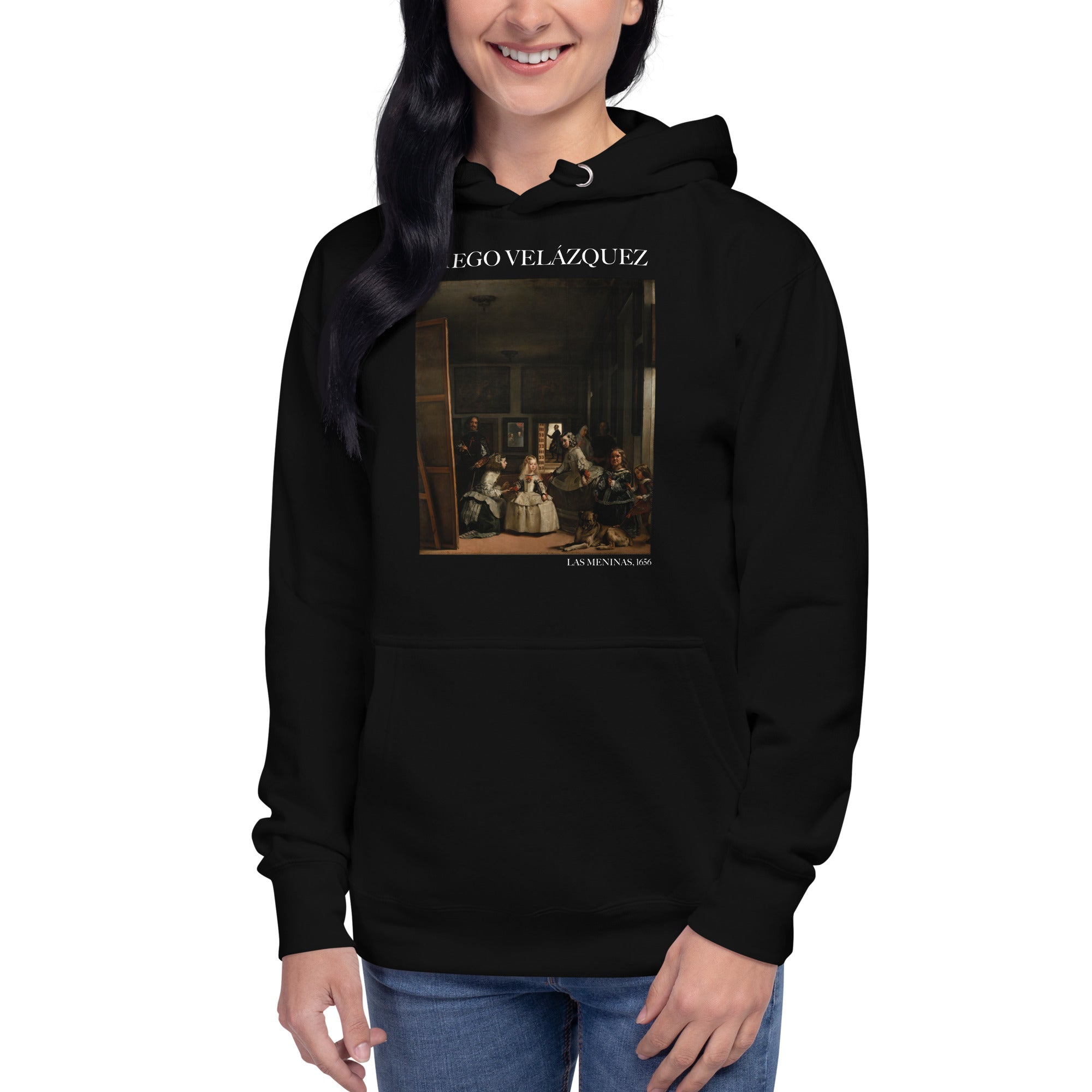 Diego Velázquez 'Las Meninas' Berühmtes Gemälde Hoodie | Unisex Premium Kunst Hoodie