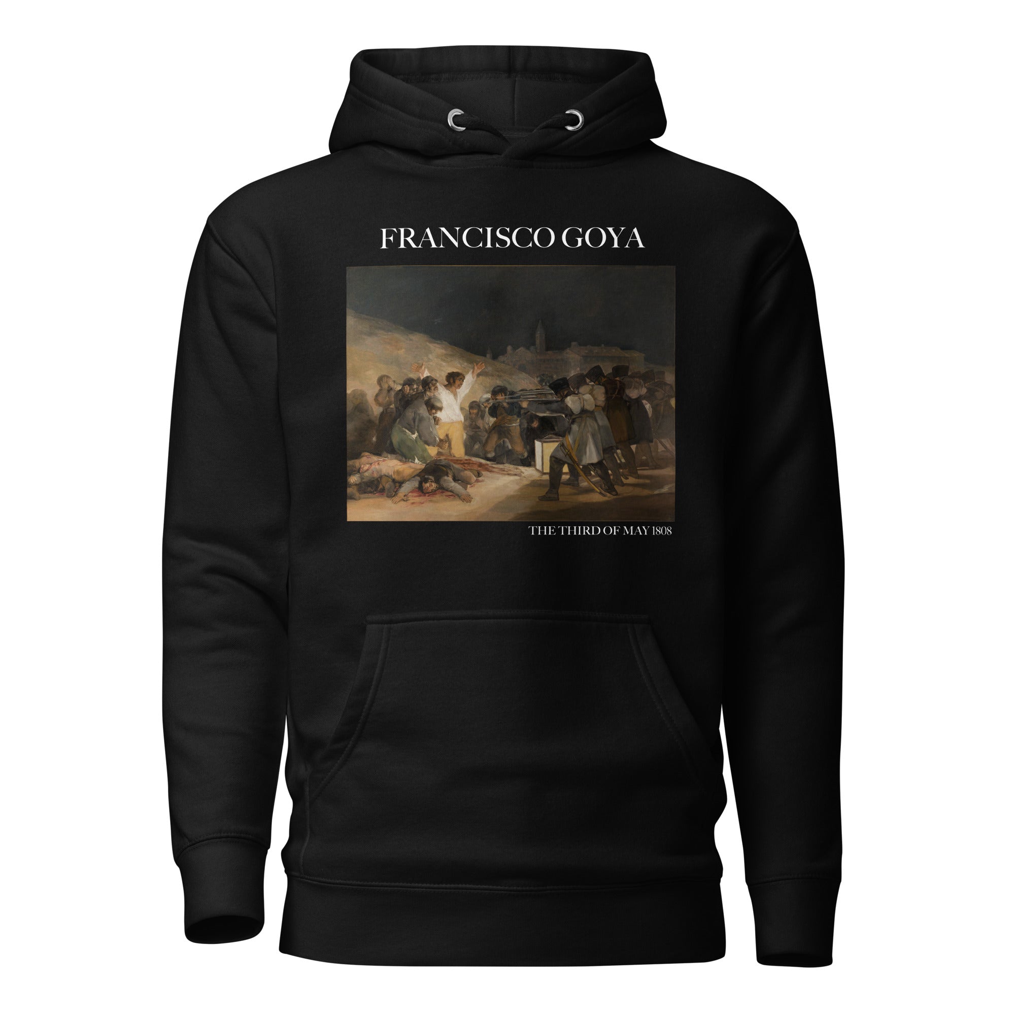 Francisco Goya 'Der dritte Mai 1808' Berühmtes Gemälde Hoodie | Unisex Premium Kunst Hoodie