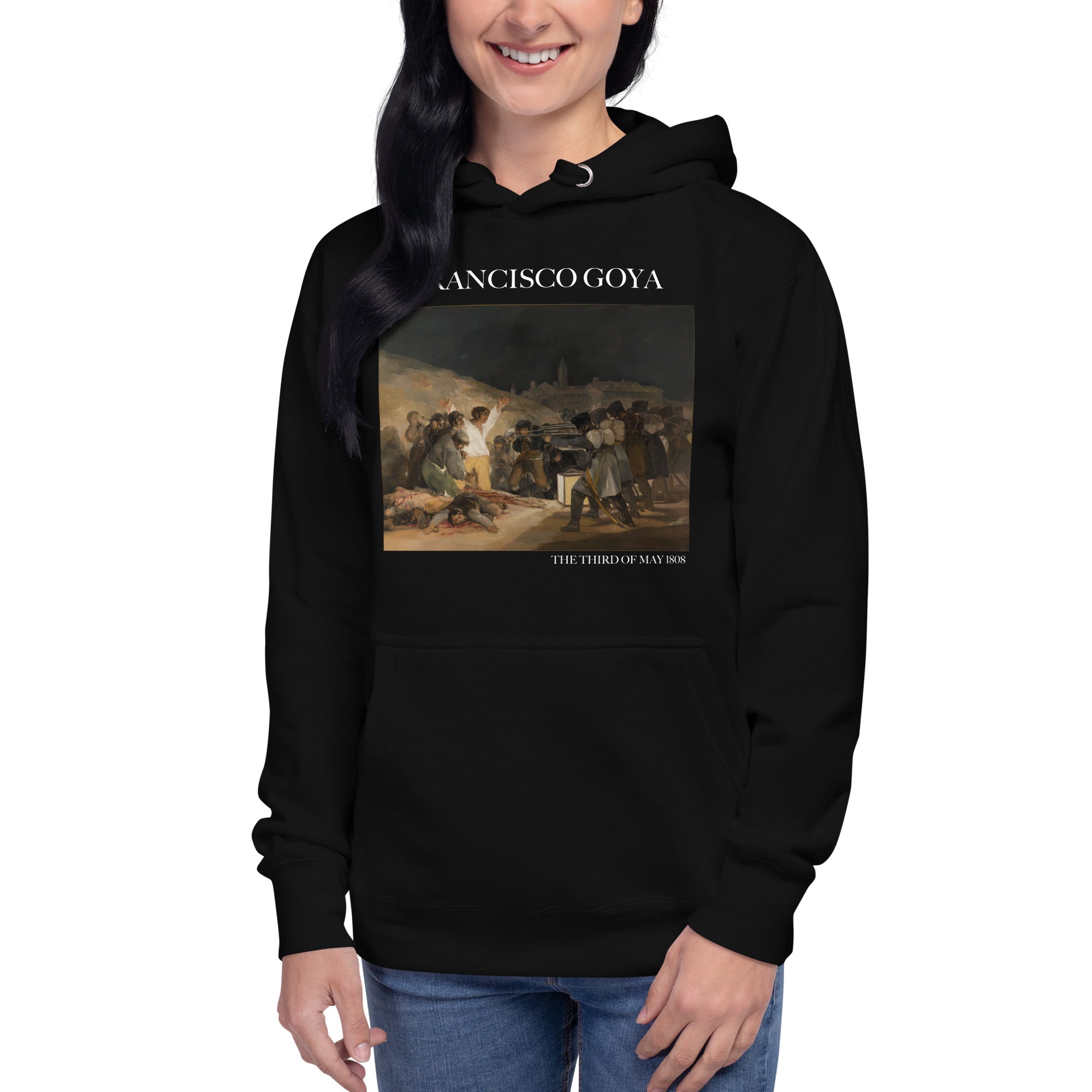 Francisco Goya 'Der dritte Mai 1808' Berühmtes Gemälde Hoodie | Unisex Premium Kunst Hoodie