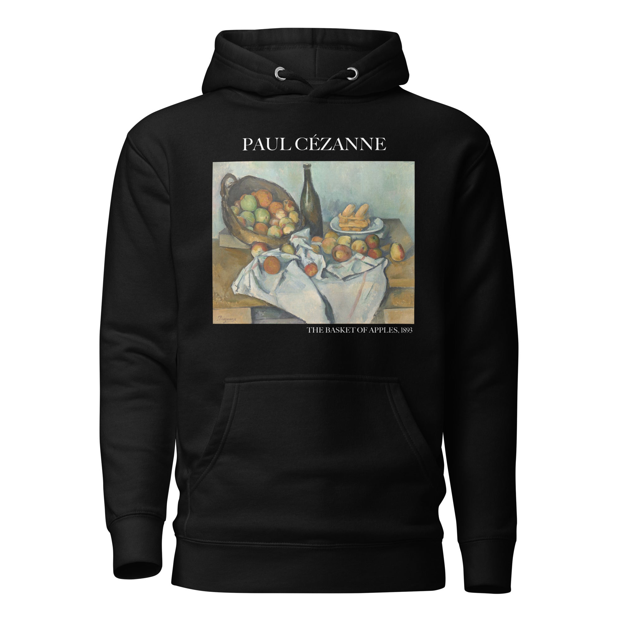 Kapuzenpullover mit berühmtem Gemälde „Der Apfelkorb“ von Paul Cézanne | Unisex-Kapuzenpullover mit Premium-Kunstmotiv