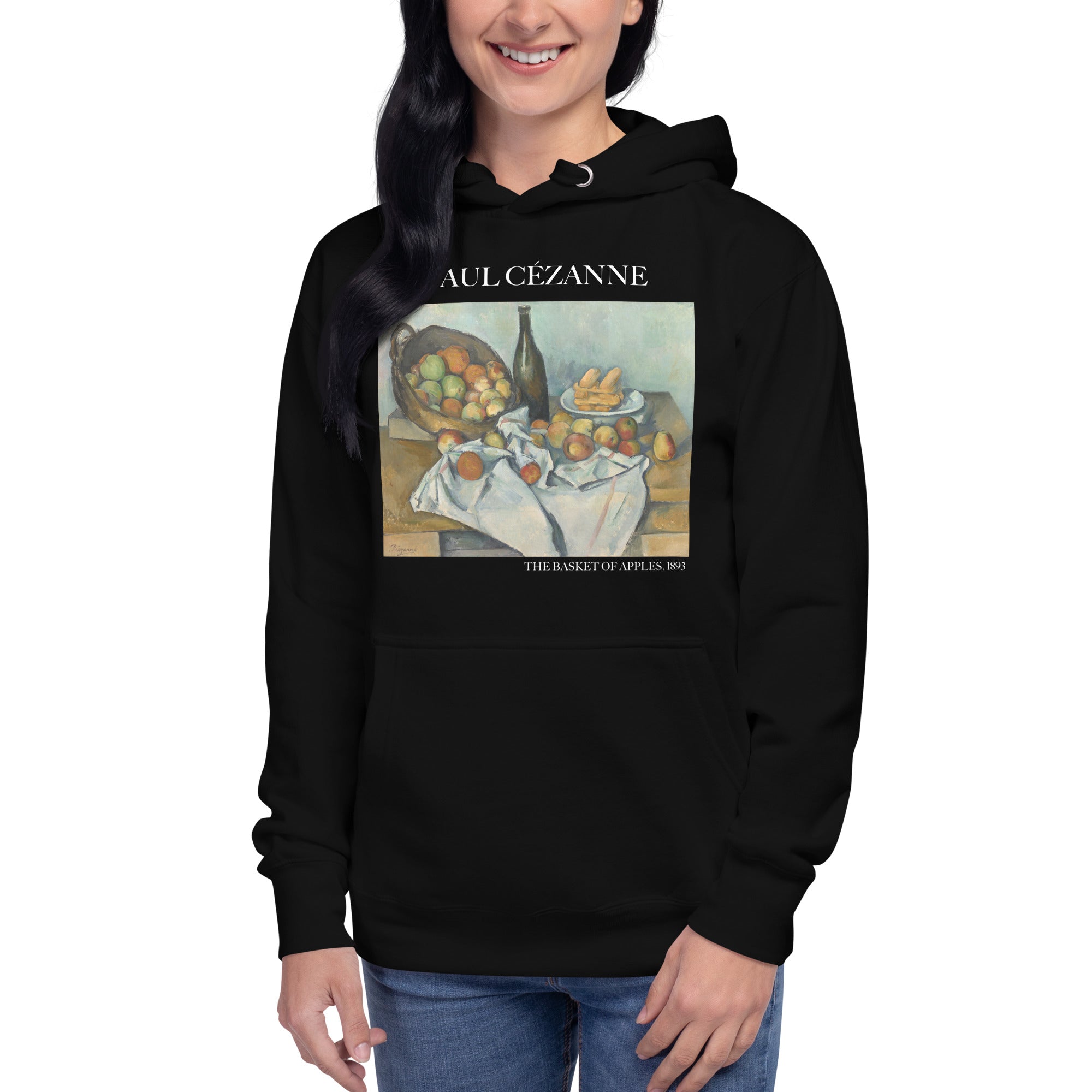 Kapuzenpullover mit berühmtem Gemälde „Der Apfelkorb“ von Paul Cézanne | Unisex-Kapuzenpullover mit Premium-Kunstmotiv