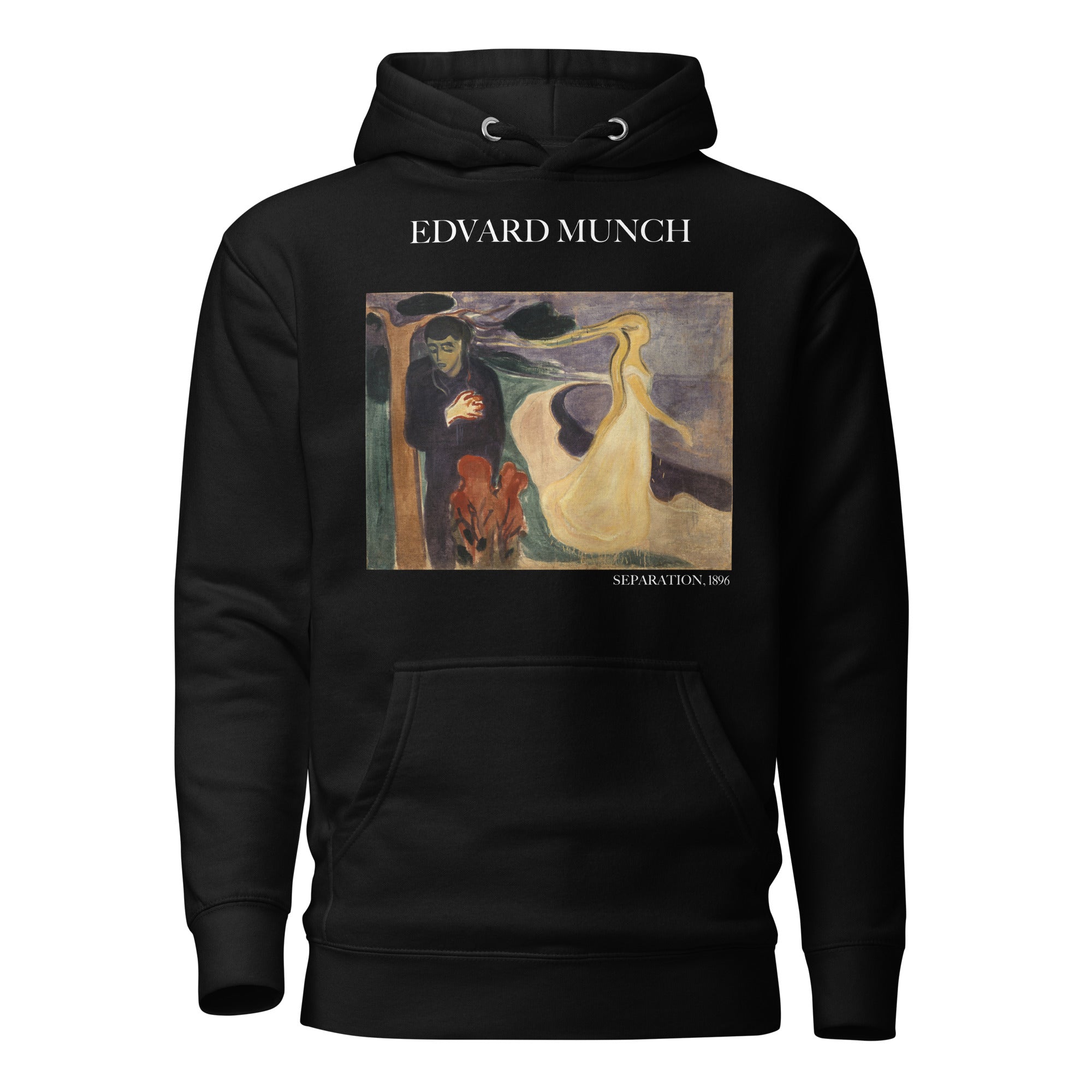 Edvard Munch 'Separation' Famous Painting Hoodie | Unisex Premium Art Hoodie