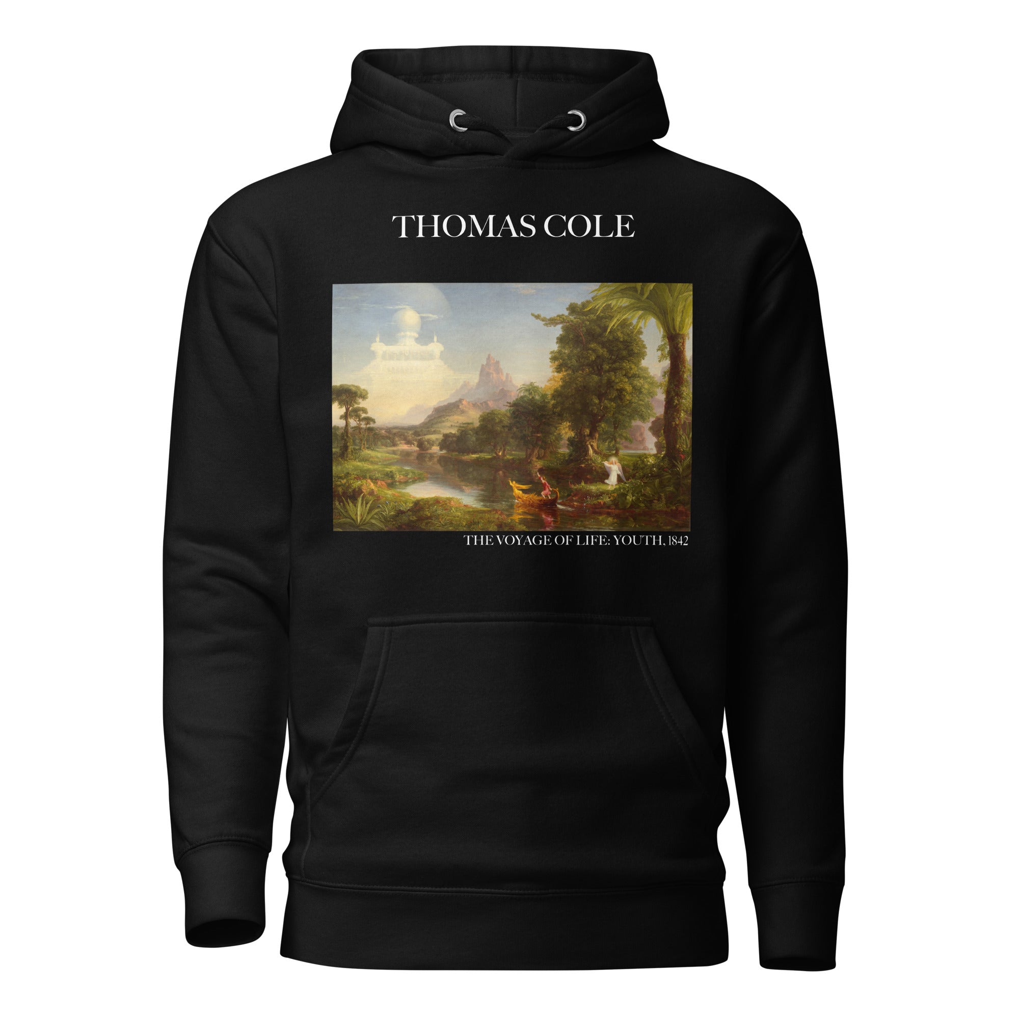 Thomas Cole 'The Voyage of Life: Youth' Famous Painting Hoodie | Unisex Premium Art Hoodie