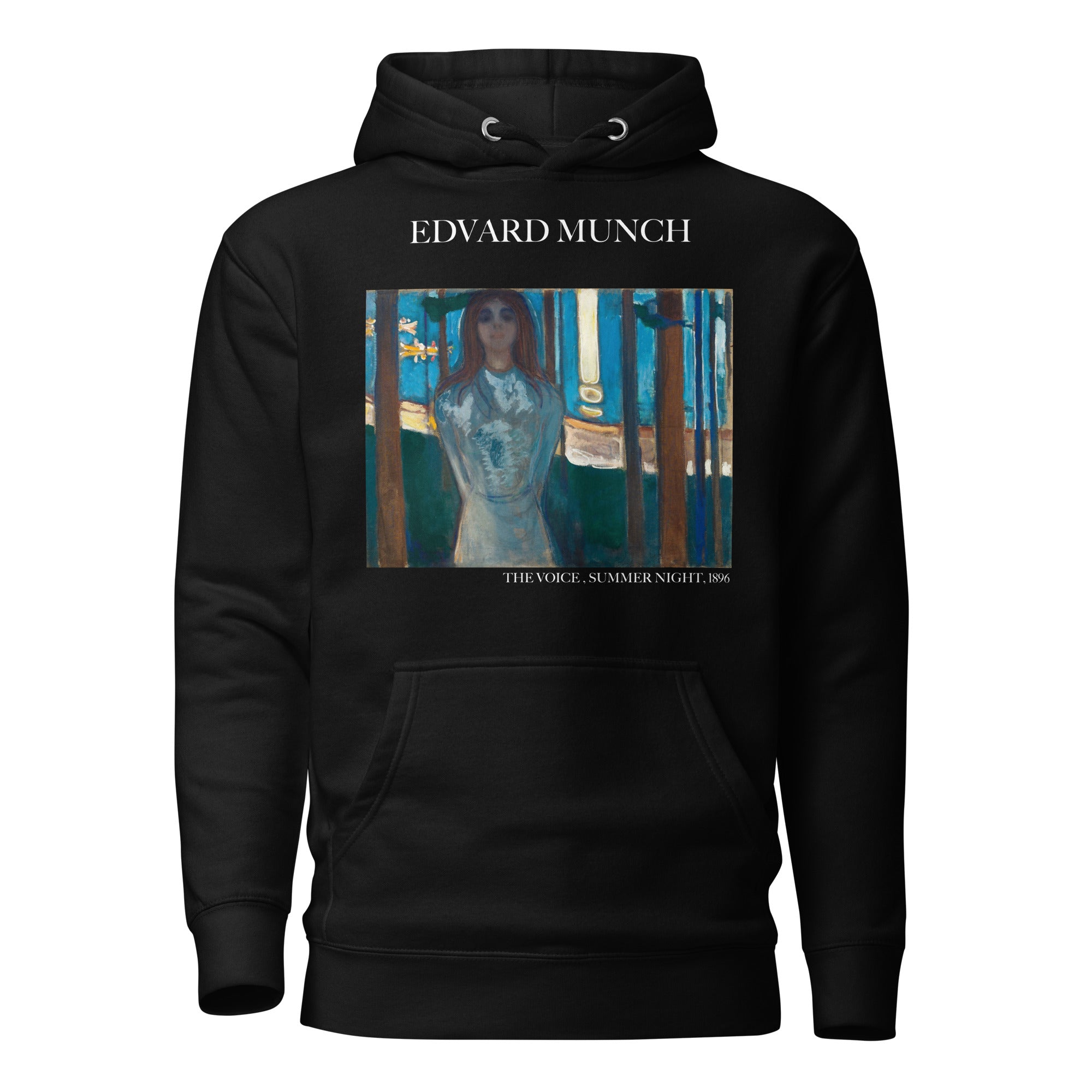 Edvard Munch „Die Stimme, Sommernacht“ Berühmtes Gemälde Hoodie | Unisex Premium Kunst Hoodie