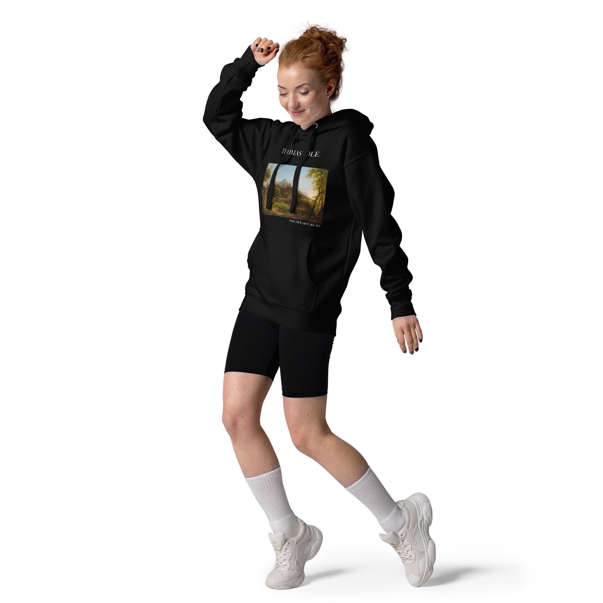 Thomas Cole 'The Departure' Famous Painting Hoodie | Unisex Premium Art Hoodie