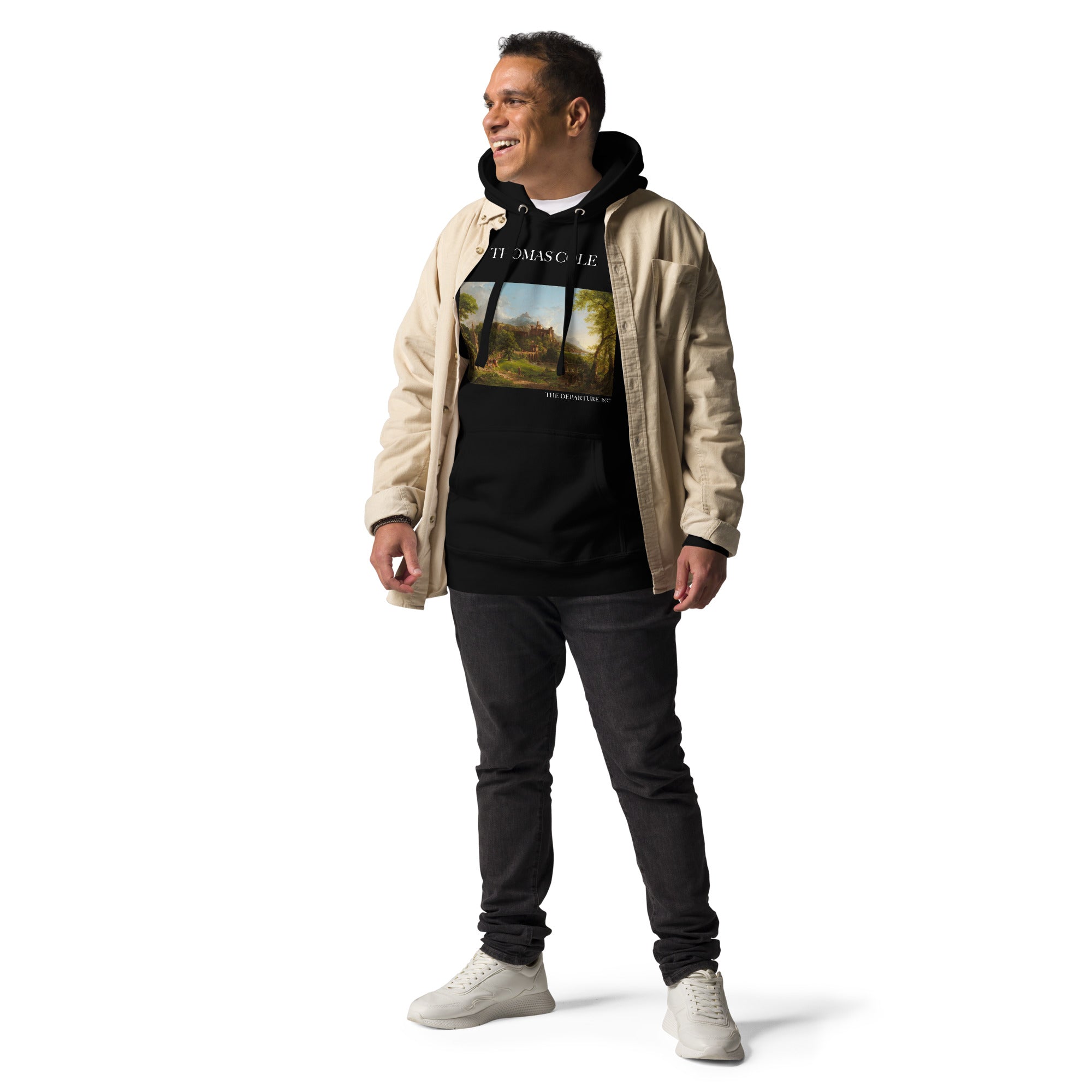 Thomas Cole 'The Departure' Famous Painting Hoodie | Unisex Premium Art Hoodie