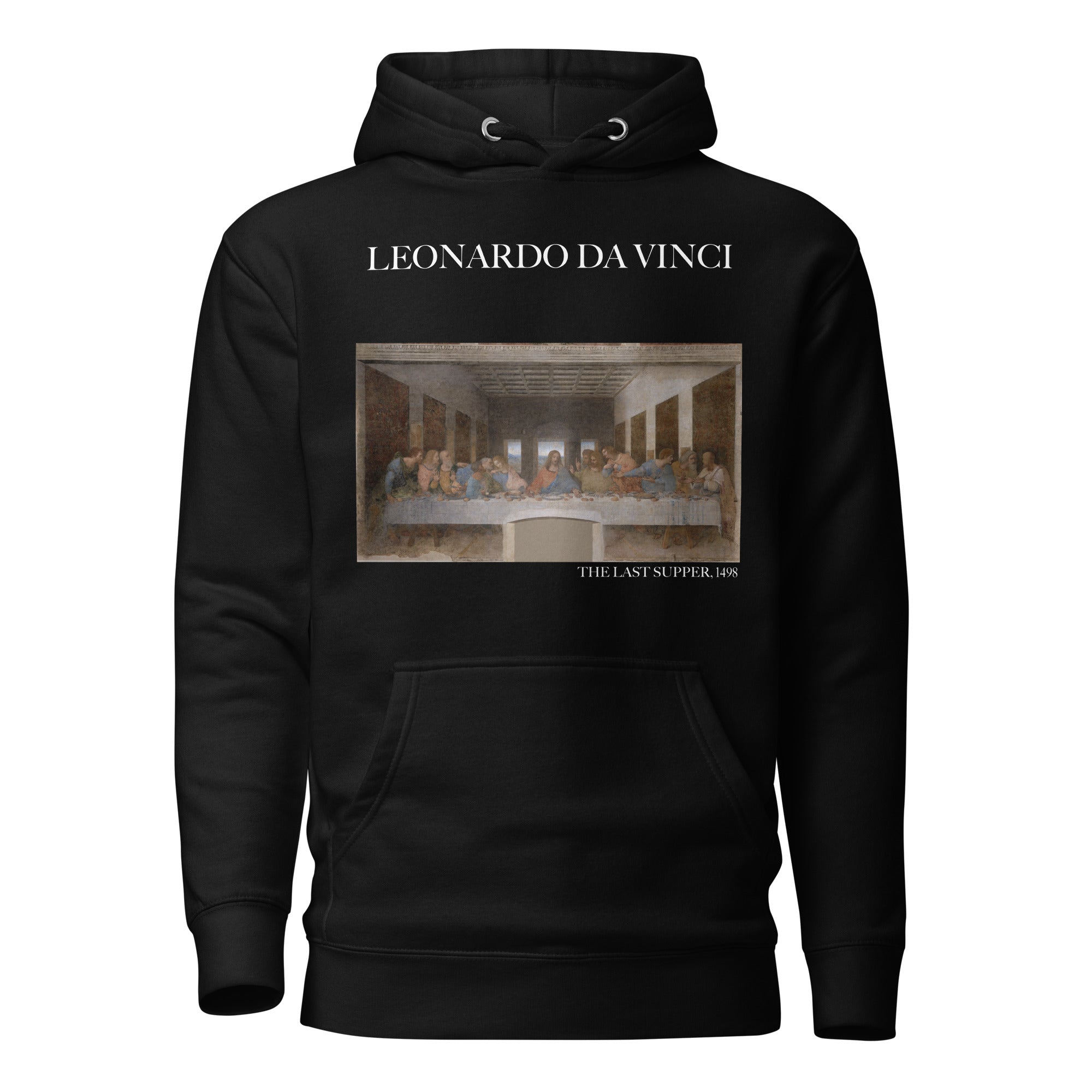 Kapuzenpullover mit berühmtem Gemälde „Das letzte Abendmahl“ von Leonardo da Vinci | Unisex-Kapuzenpullover mit Premium-Kunstmotiv