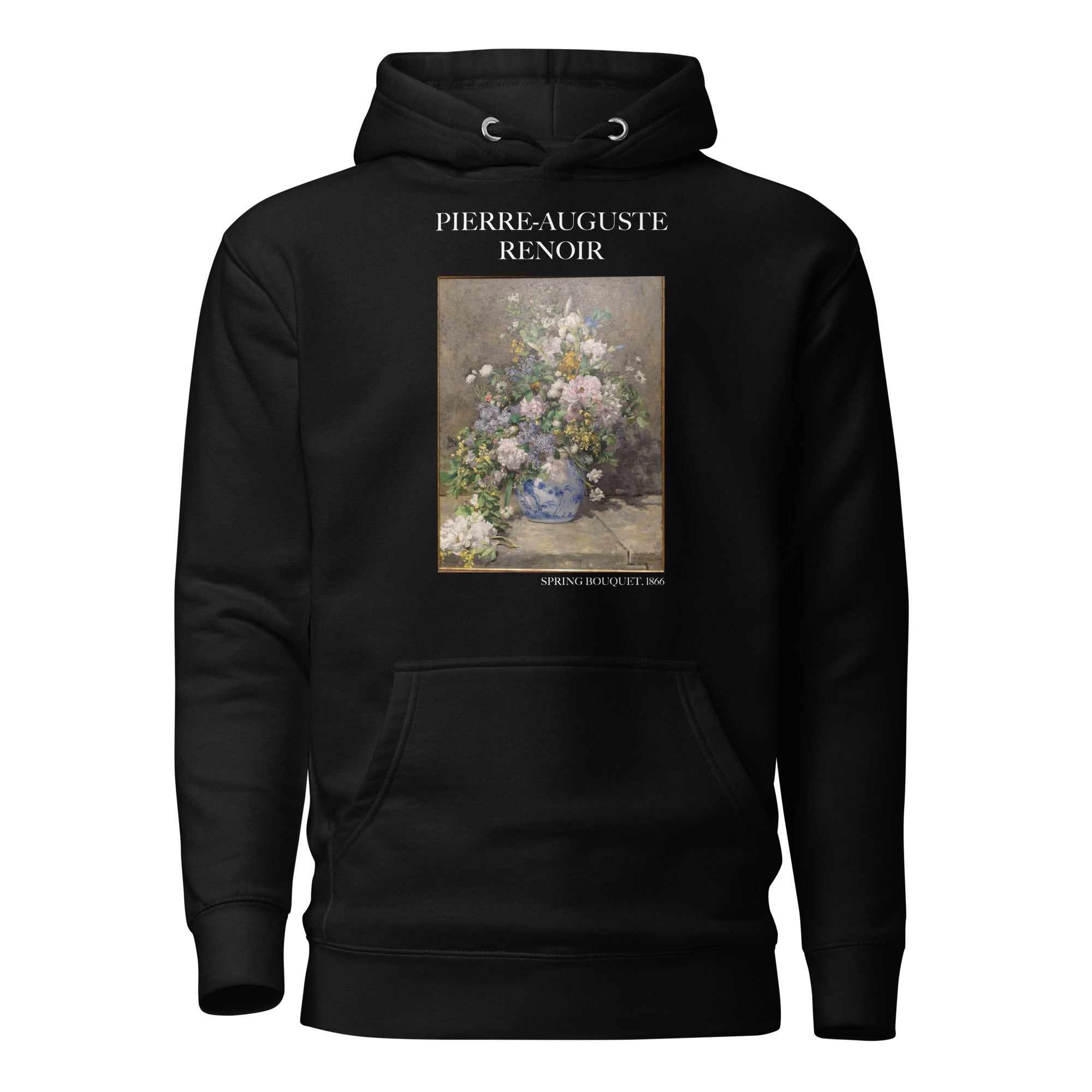 Pierre-Auguste Renoir 'Frühlingsstrauß' Berühmtes Gemälde Hoodie | Unisex Premium Kunst Hoodie