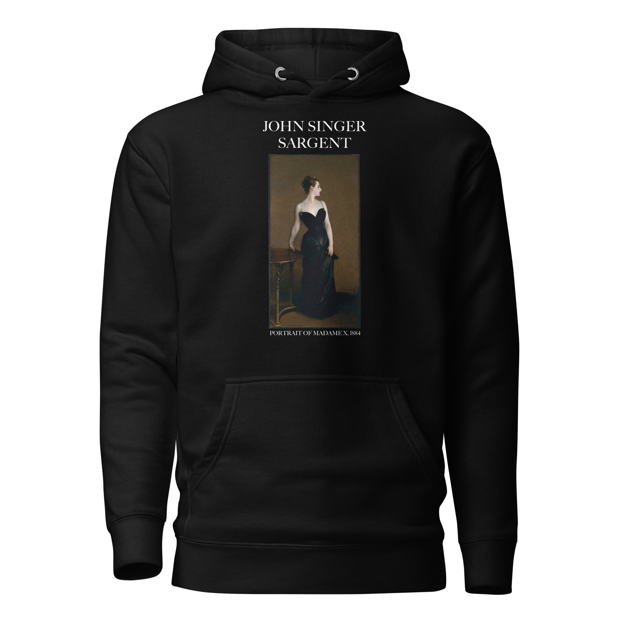 Kapuzenpullover mit berühmtem Gemälde „Portrait of Madame X“ von John Singer Sargent | Unisex-Kapuzenpullover mit Premium-Kunstmotiv