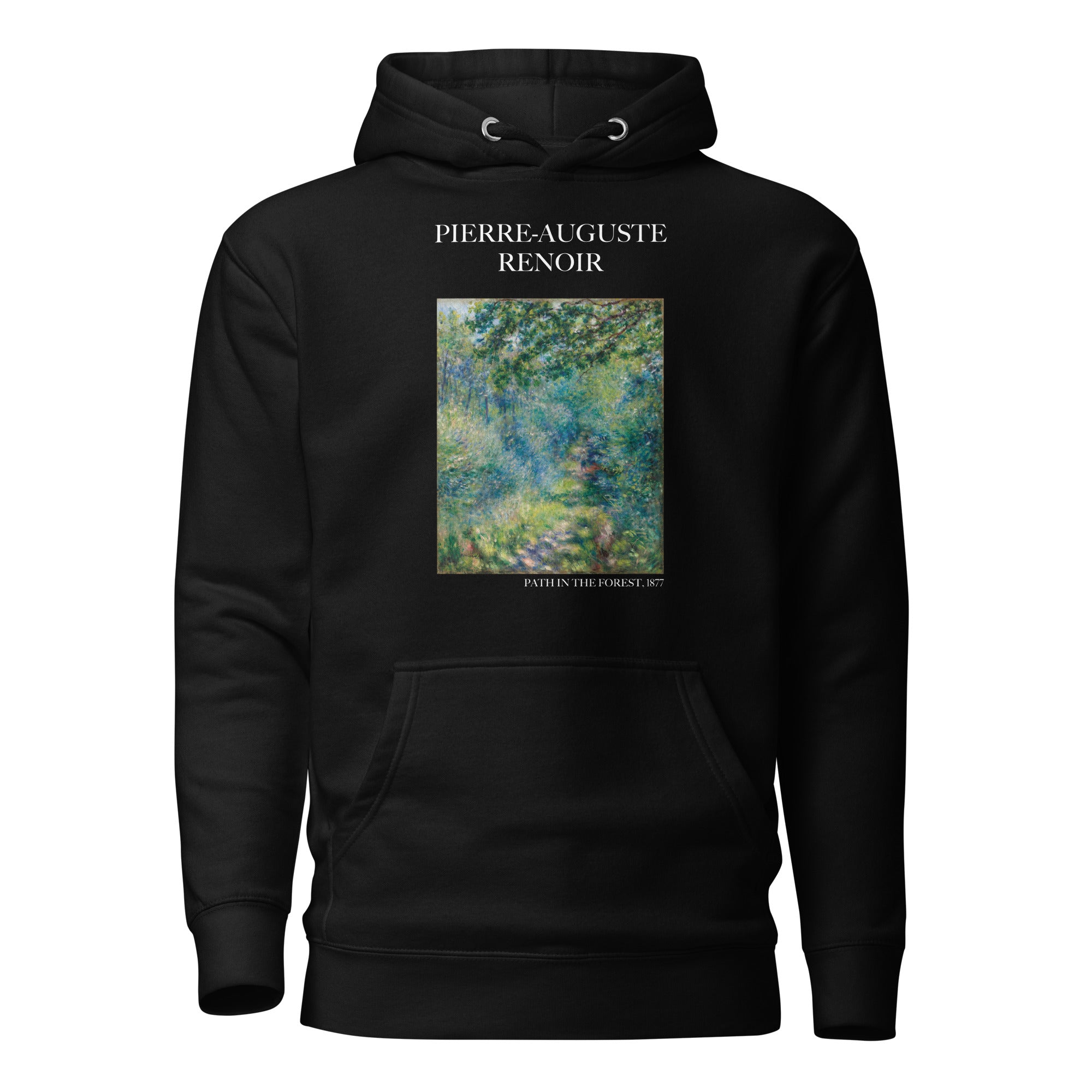 Pierre-Auguste Renoir 'Path in the Forest' Famous Painting Hoodie | Unisex Premium Art Hoodie