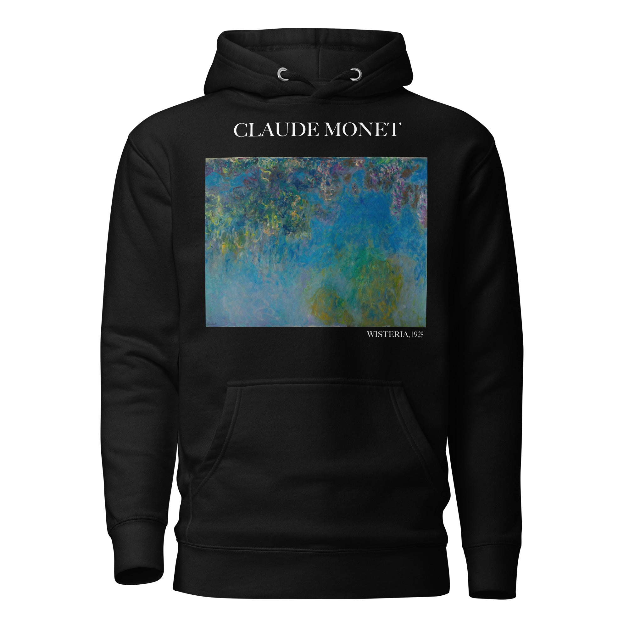 Claude Monet 'Wisteria' Berühmtes Gemälde Hoodie | Unisex Premium Kunst Hoodie