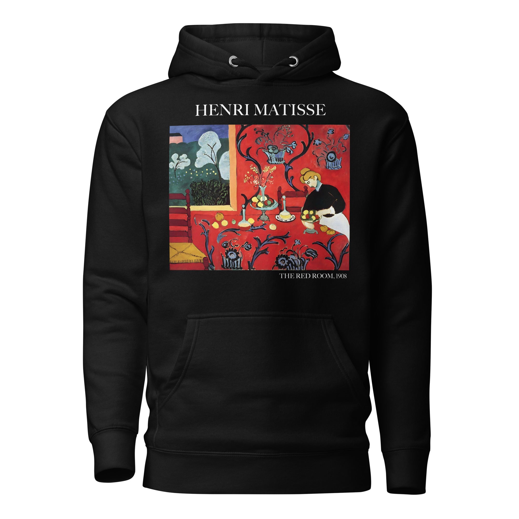 Henri Matisse „Das rote Zimmer“ – Kapuzenpullover mit berühmtem Gemälde, Unisex, Premium-Kunst-Kapuzenpullover