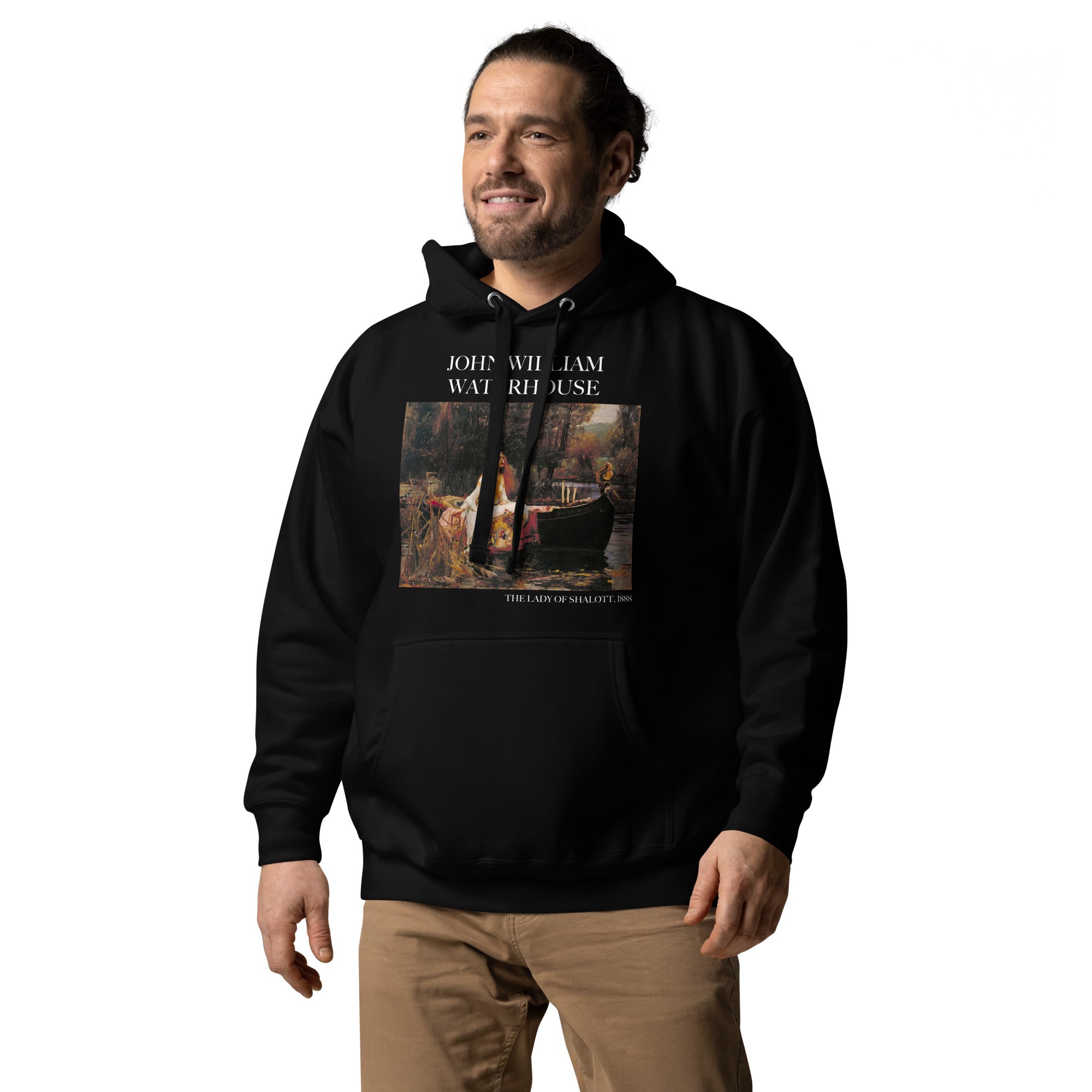 John William Waterhouse 'The Lady of Shalott' Famous Painting Hoodie | Unisex Premium Art Hoodie