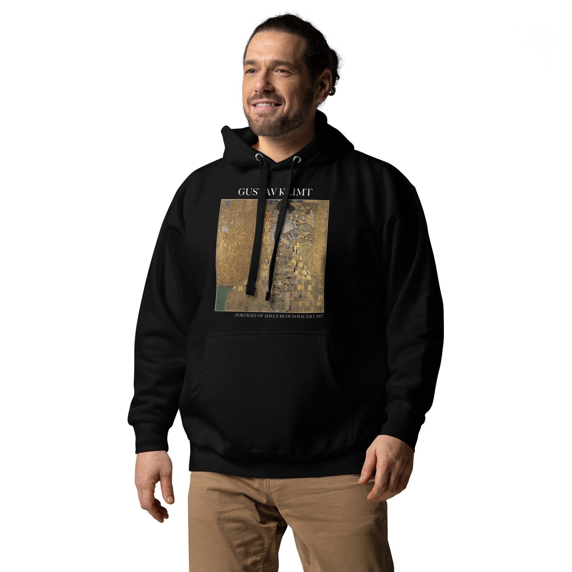 Gustav Klimt 'Portrait of Adele Bloch-Bauer I' Famous Painting Hoodie | Unisex Premium Art Hoodie