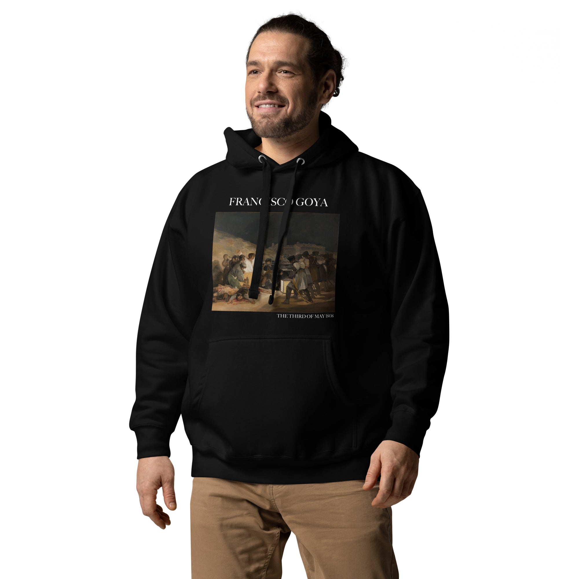 Francisco Goya 'Der dritte Mai 1808' Berühmtes Gemälde Hoodie | Unisex Premium Kunst Hoodie