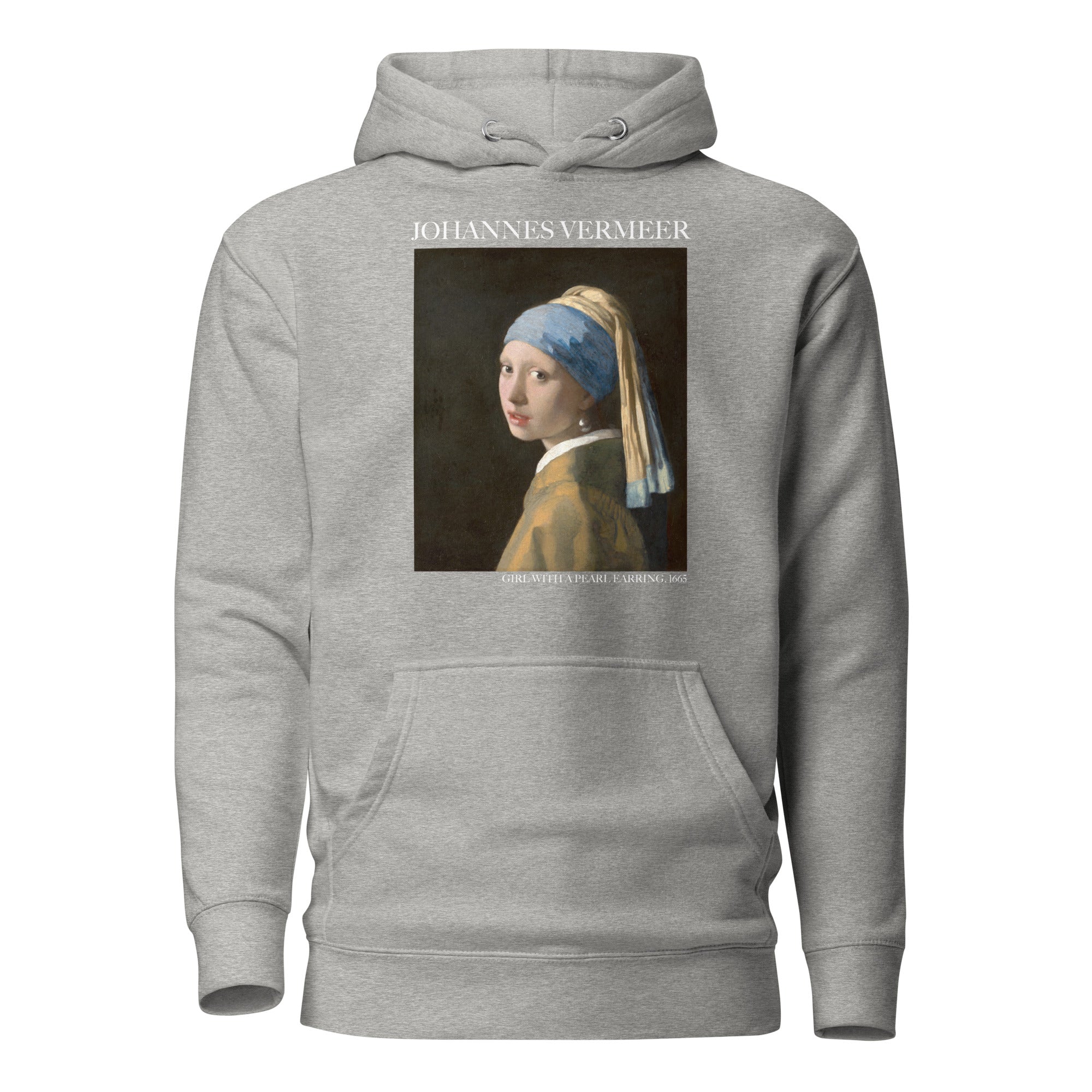 Johannes Vermeer 'Girl with a Pearl Earring' Famous Painting Hoodie | Unisex Premium Art Hoodie