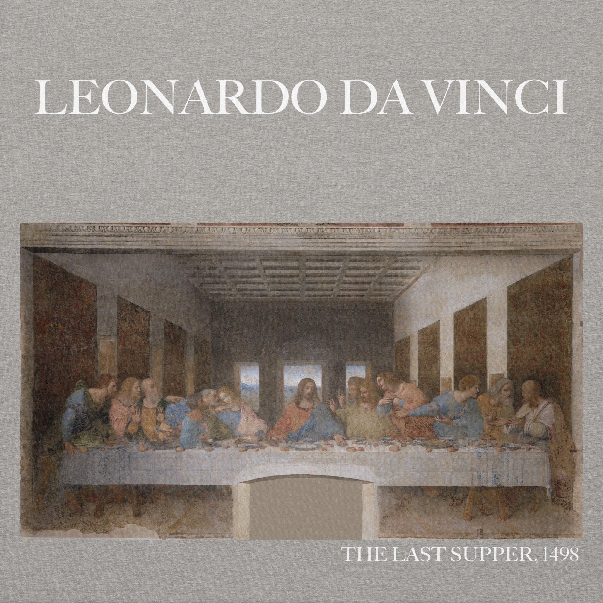 Leonardo da Vinci 'The Last Supper' Famous Painting Hoodie | Unisex Premium Art Hoodie