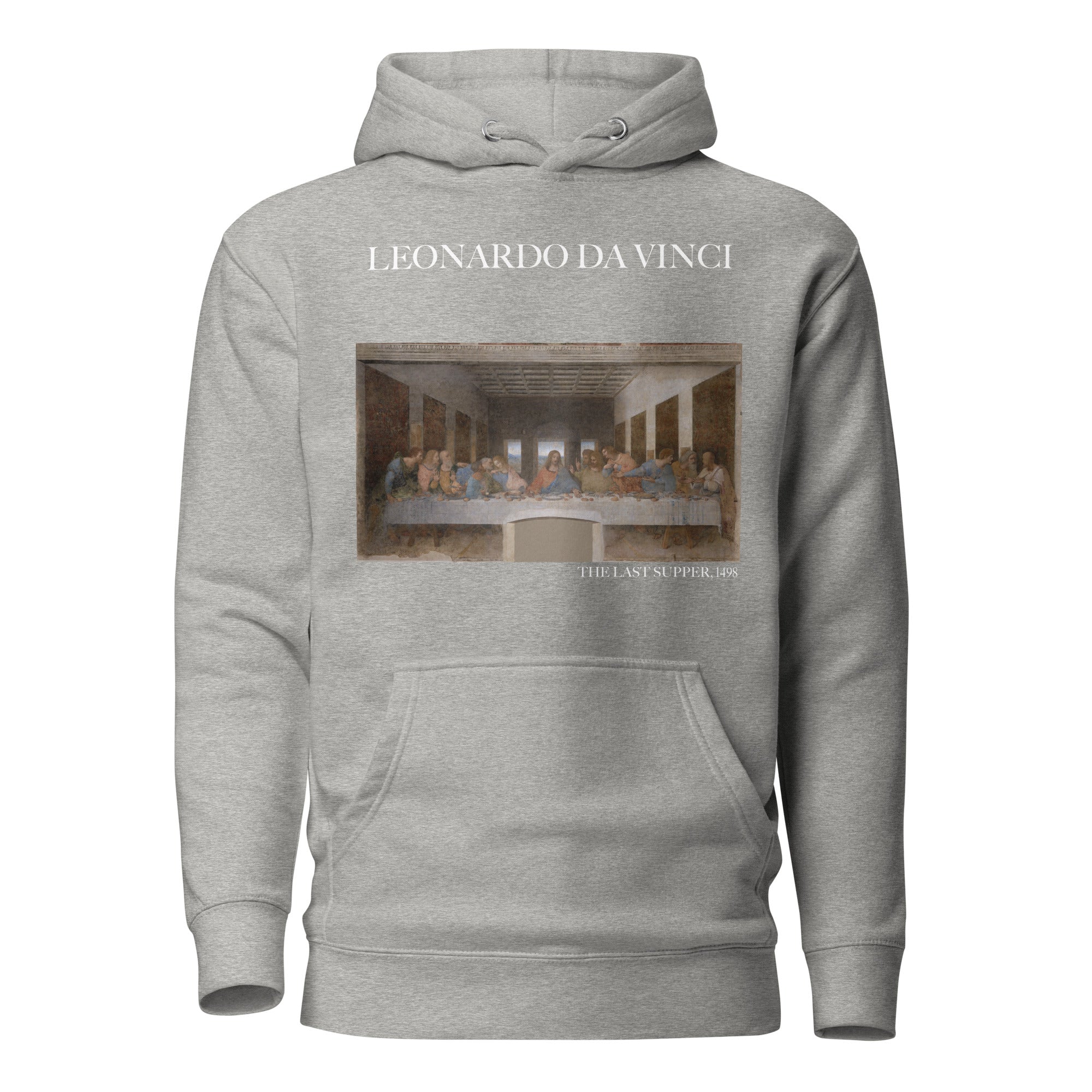 Kapuzenpullover mit berühmtem Gemälde „Das letzte Abendmahl“ von Leonardo da Vinci | Unisex-Kapuzenpullover mit Premium-Kunstmotiv