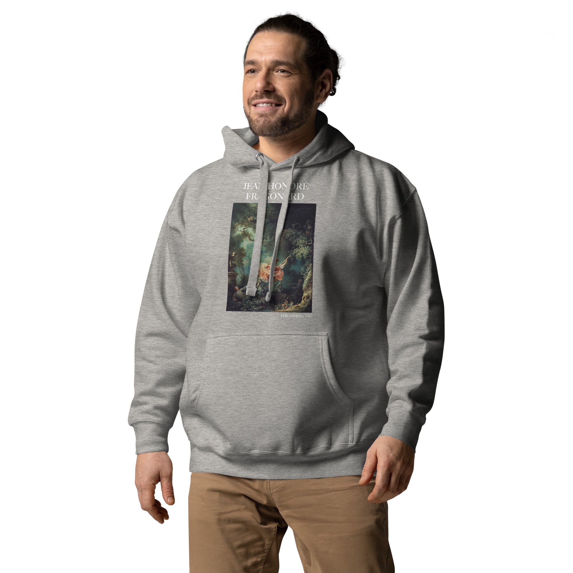 Jean-Honoré Fragonard 'The Swing' Famous Painting Hoodie | Unisex Premium Art Hoodieoodie