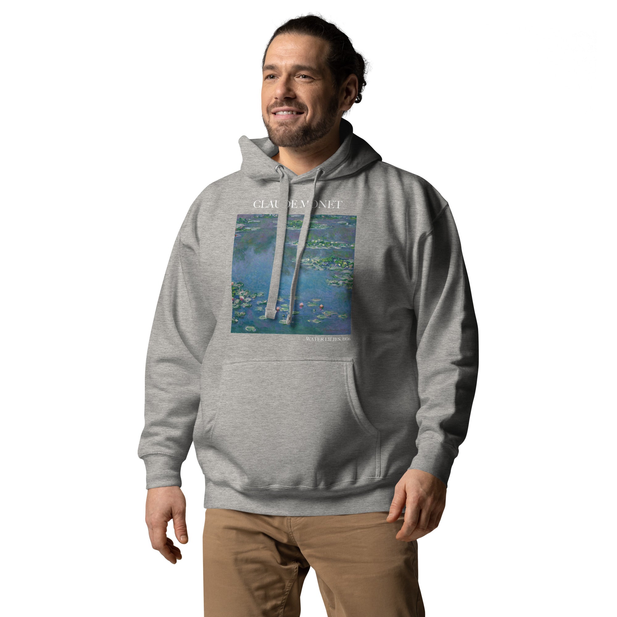 Claude Monet 'Water Lilies' Famous Painting Hoodie | Unisex Premium Art Hoodie