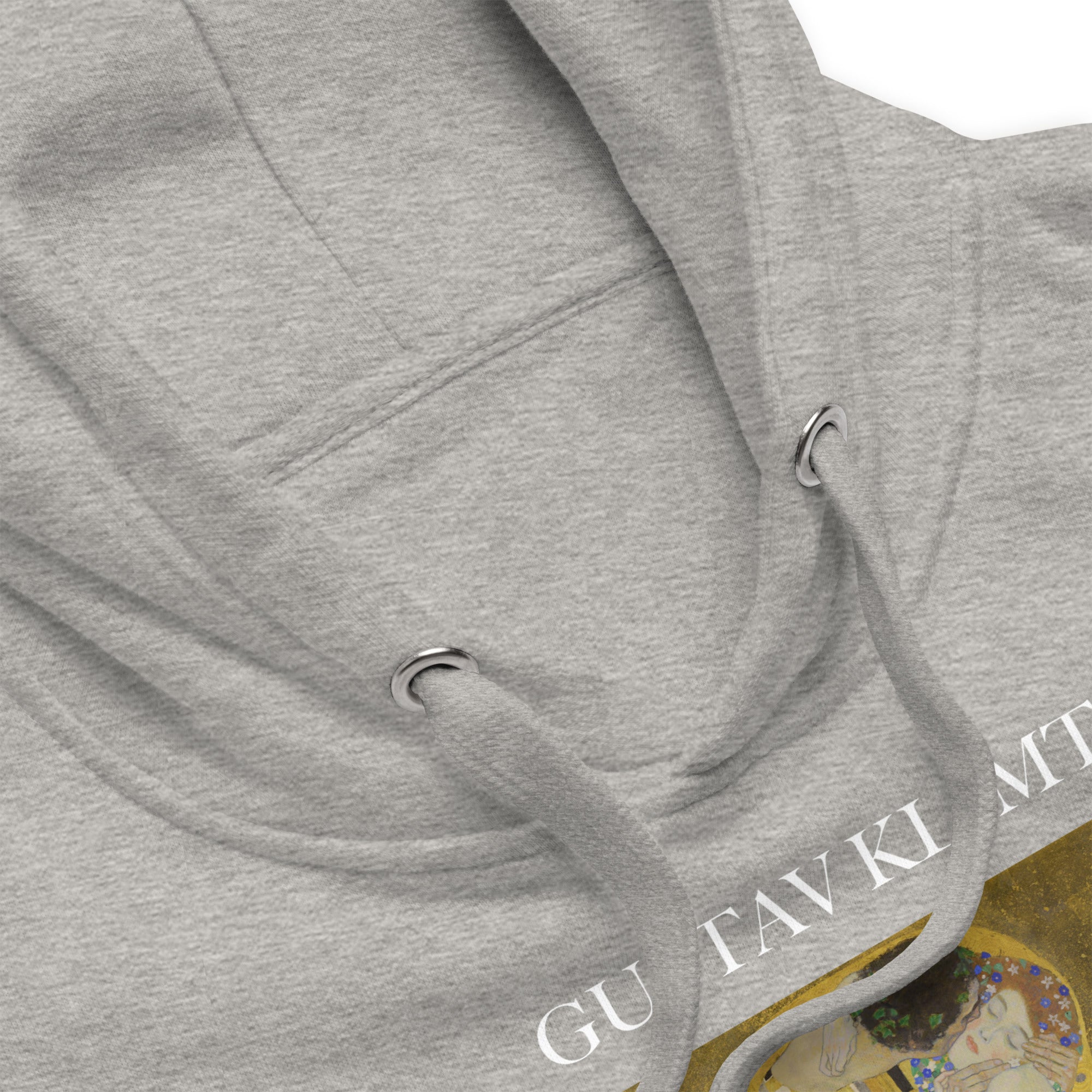 Gustav Klimt „Der Kuss“ Berühmtes Gemälde Hoodie | Unisex Premium Kunst Hoodie