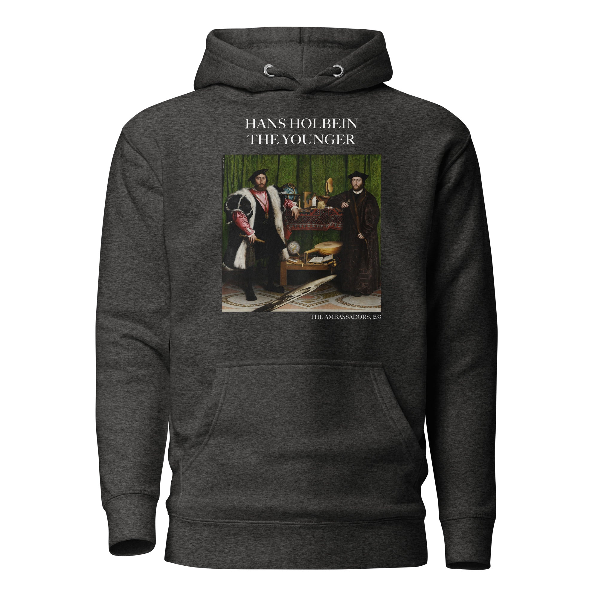 Hans Holbein the Younger 'The Ambassadors' Famous Painting Hoodie | Unisex Premium Art Hoodie