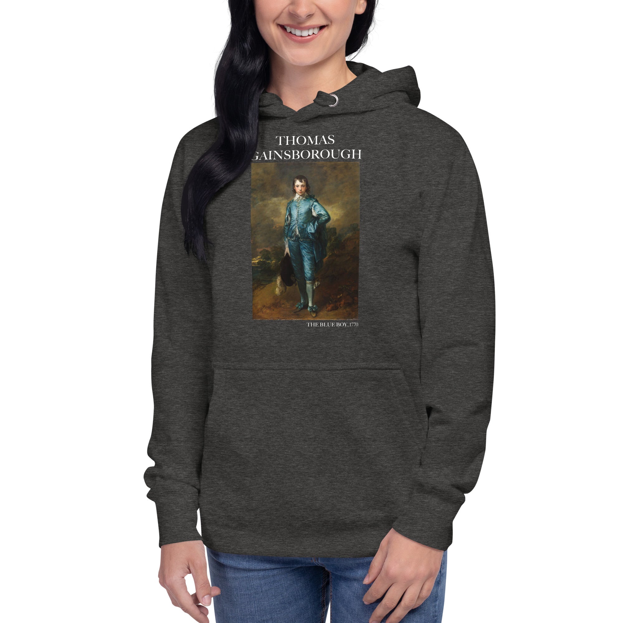 Thomas Gainsborough 'The Blue Boy' Famous Painting Hoodie | Unisex Premium Art Hoodie