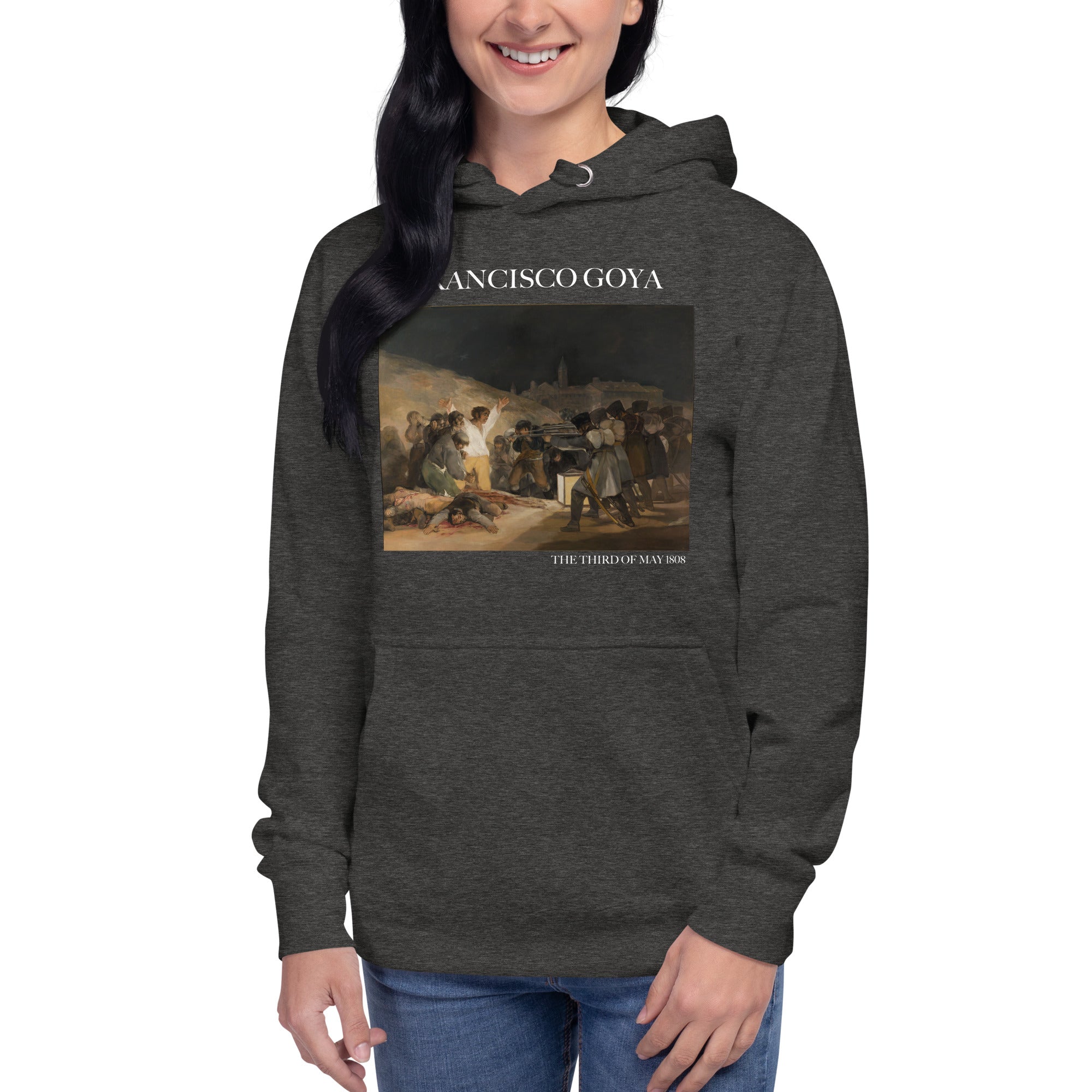 Francisco Goya 'Der dritte Mai 1808' Berühmtes Gemälde Hoodie | Unisex Premium Kunst Hoodie