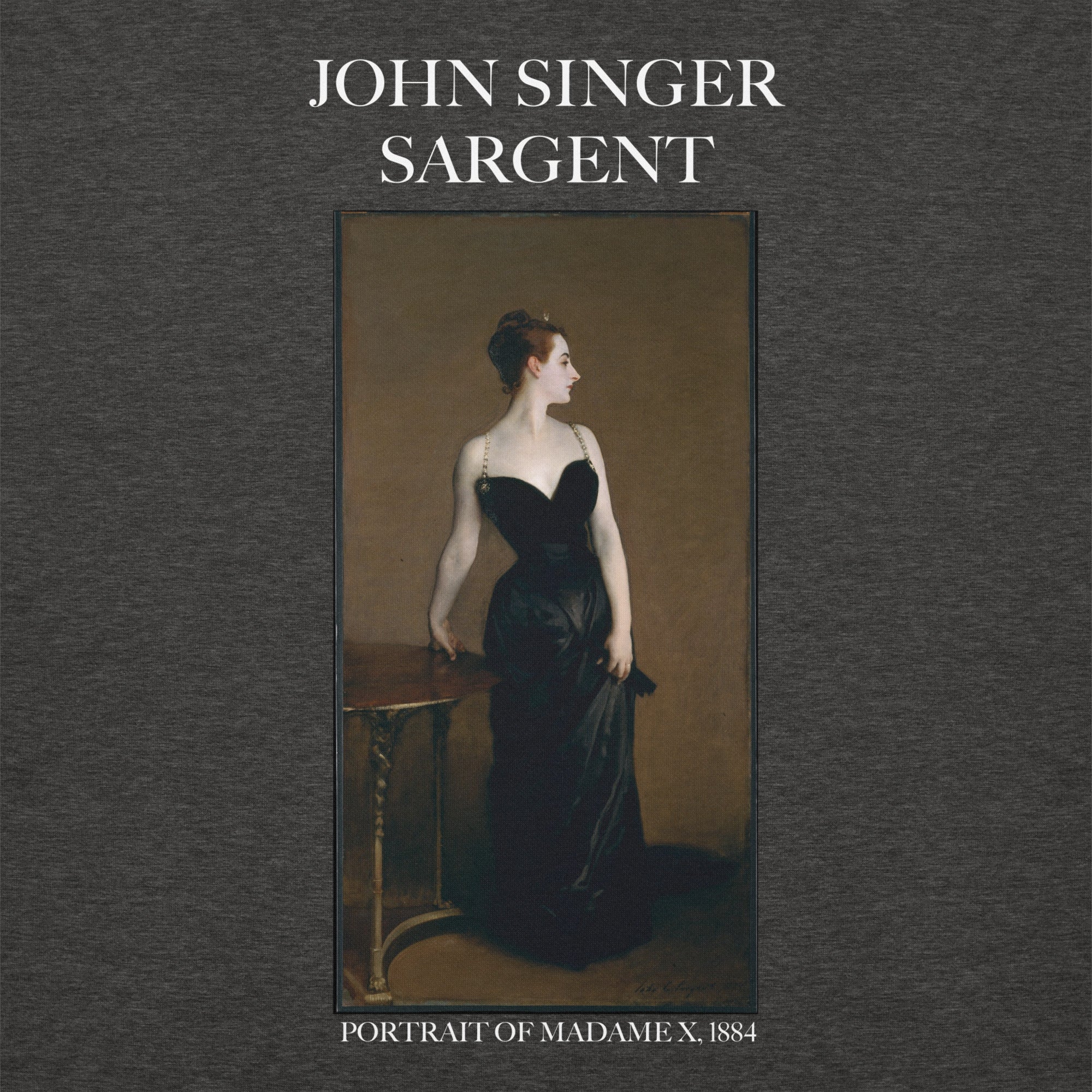 Kapuzenpullover mit berühmtem Gemälde „Portrait of Madame X“ von John Singer Sargent | Unisex-Kapuzenpullover mit Premium-Kunstmotiv