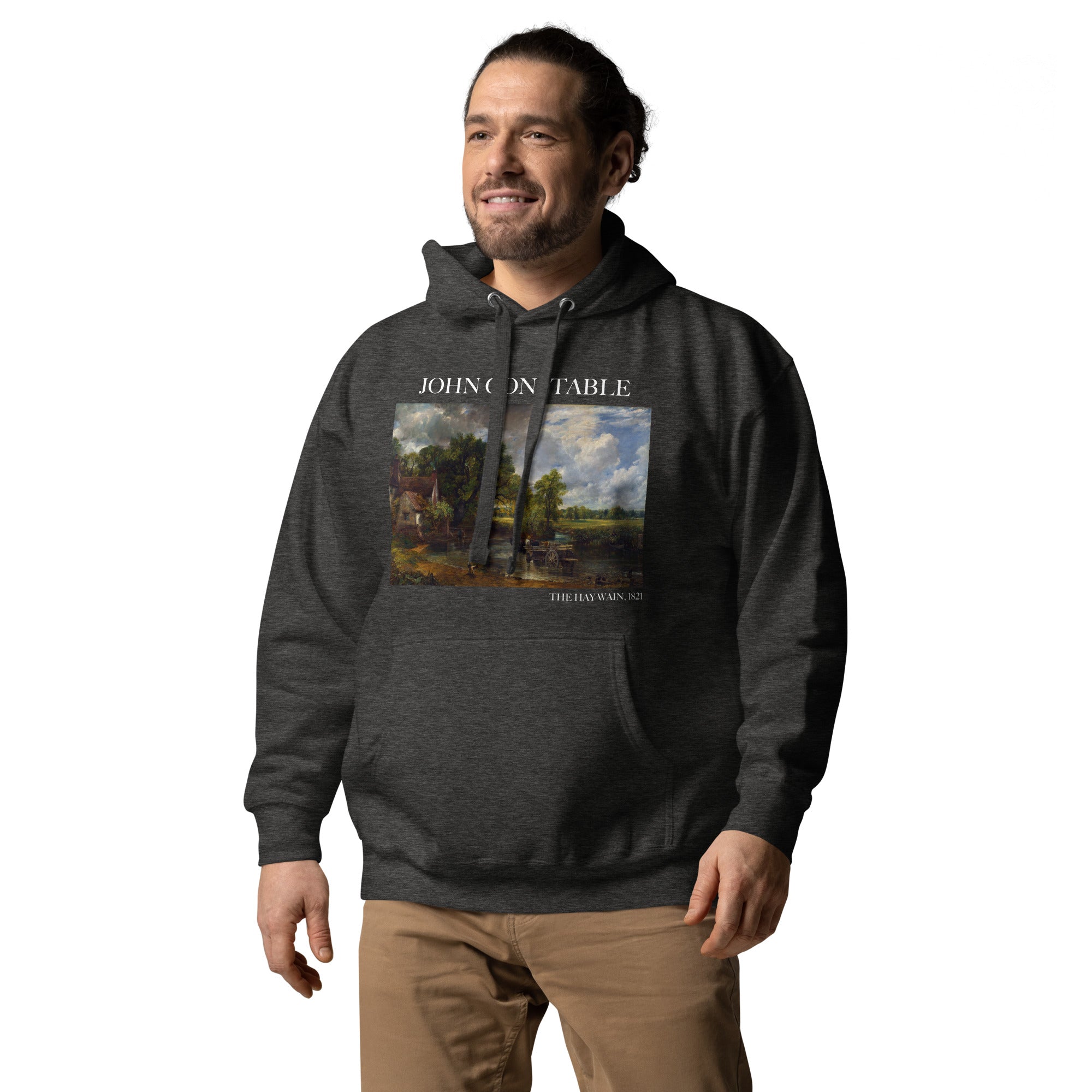 John Constable 'The Hay Wain' Famous Painting Hoodie | Unisex Premium Art Hoodie