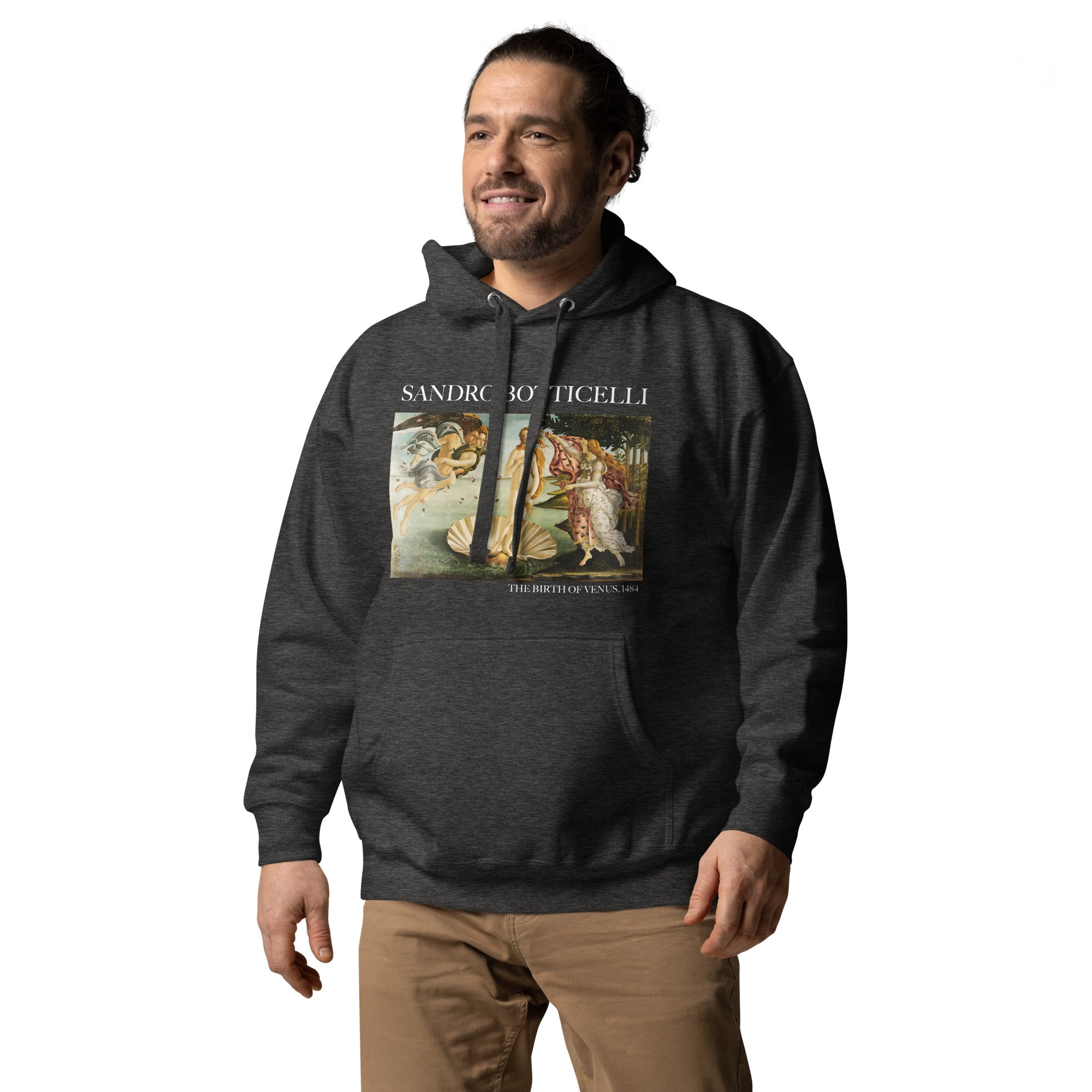 Kapuzenpullover mit berühmtem Gemälde „Die Geburt der Venus“ von Sandro Botticelli | Unisex-Kapuzenpullover mit Premium-Kunstmotiv