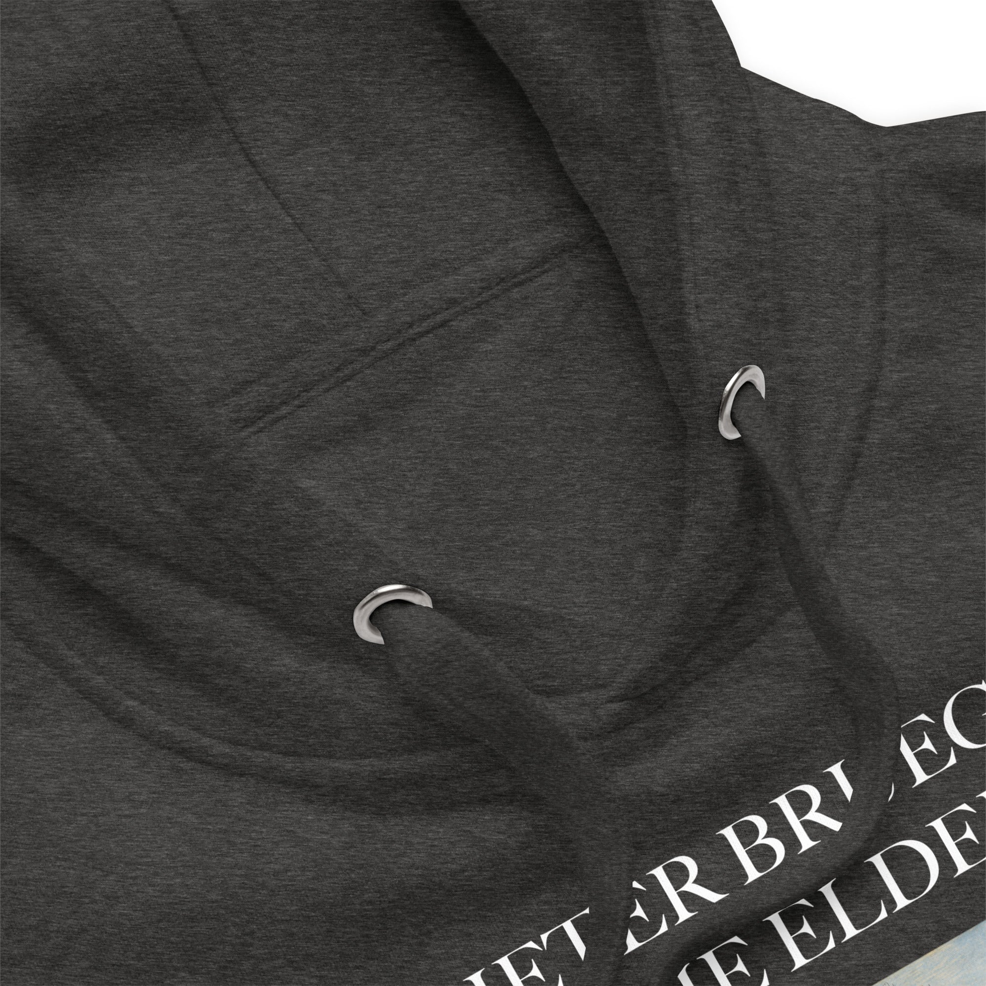 Kapuzenpullover mit berühmtem Gemälde „Der Turm zu Babel“ von Pieter Bruegel dem Älteren | Unisex-Kunst-Kapuzenpullover