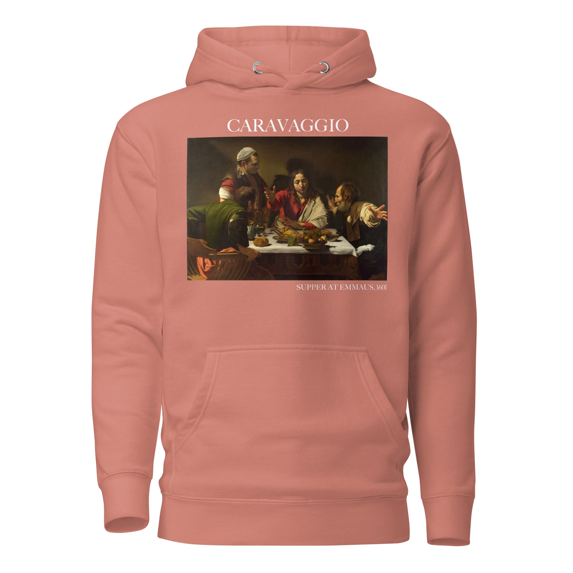 Caravaggio 'Supper at Emmaus' Famous Painting Hoodie | Unisex Premium Art Hoodie