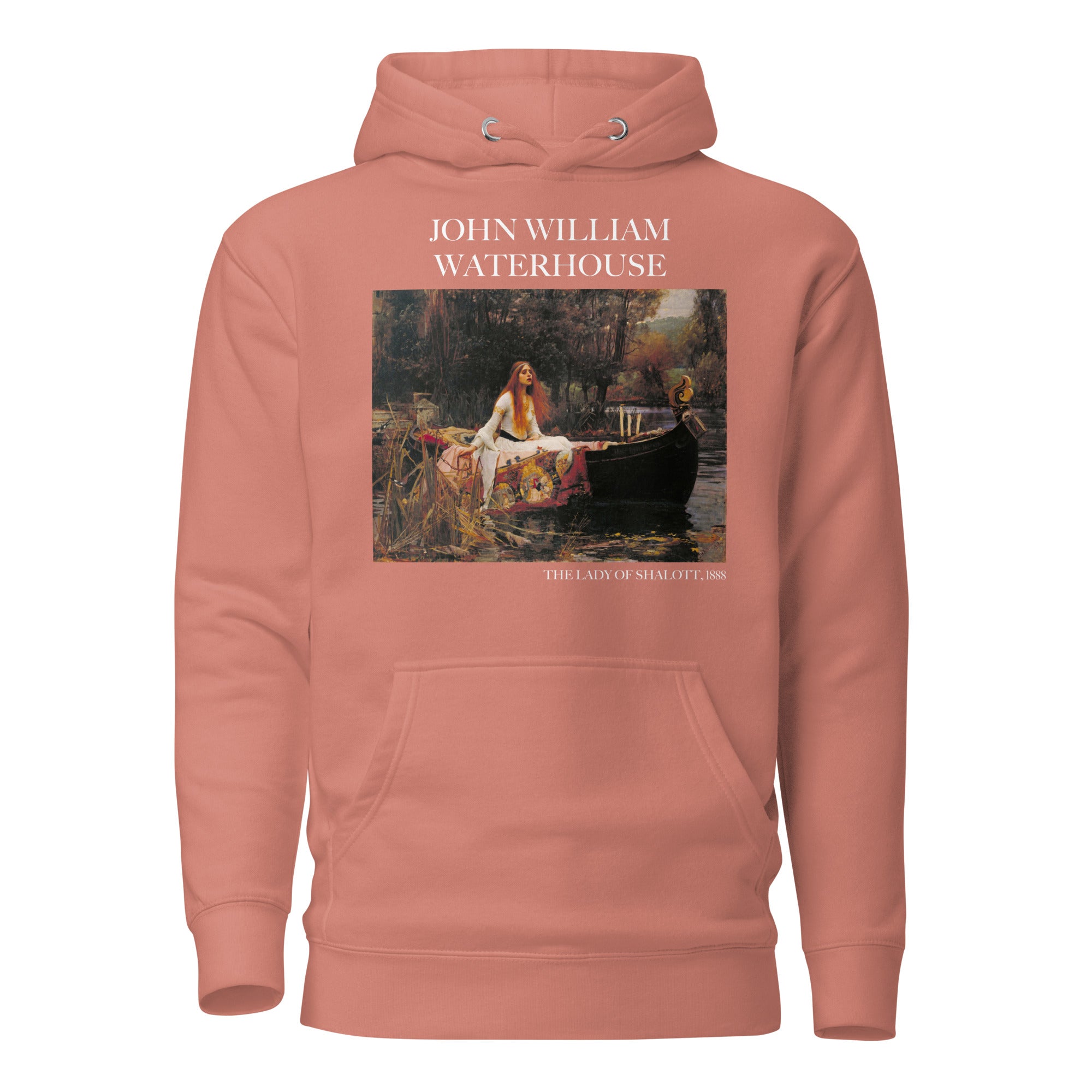 John William Waterhouse 'The Lady of Shalott' Famous Painting Hoodie | Unisex Premium Art Hoodie