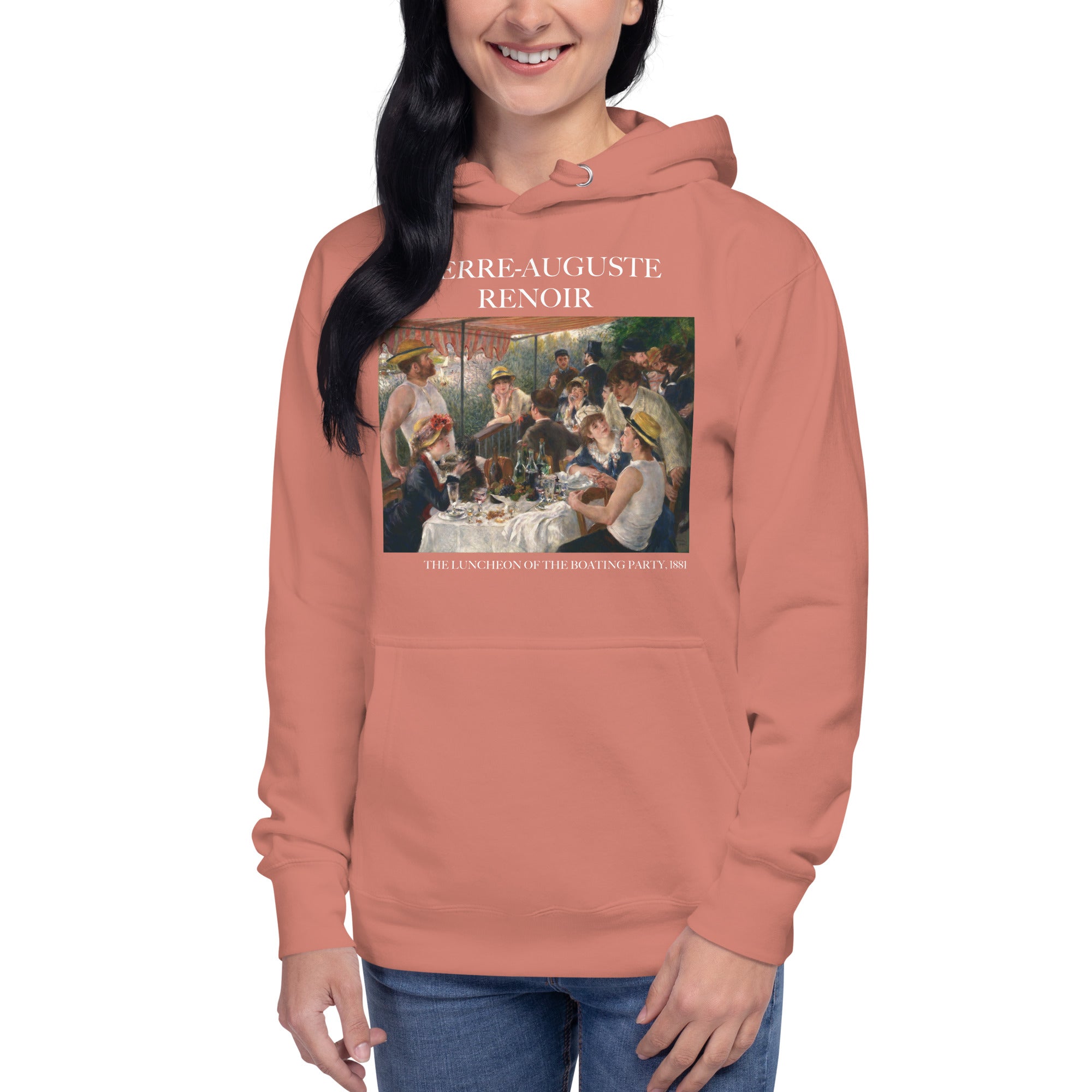 Pierre-Auguste Renoir 'The Luncheon of the Boating Party' Famous Painting Hoodie | Unisex Premium Art Hoodie