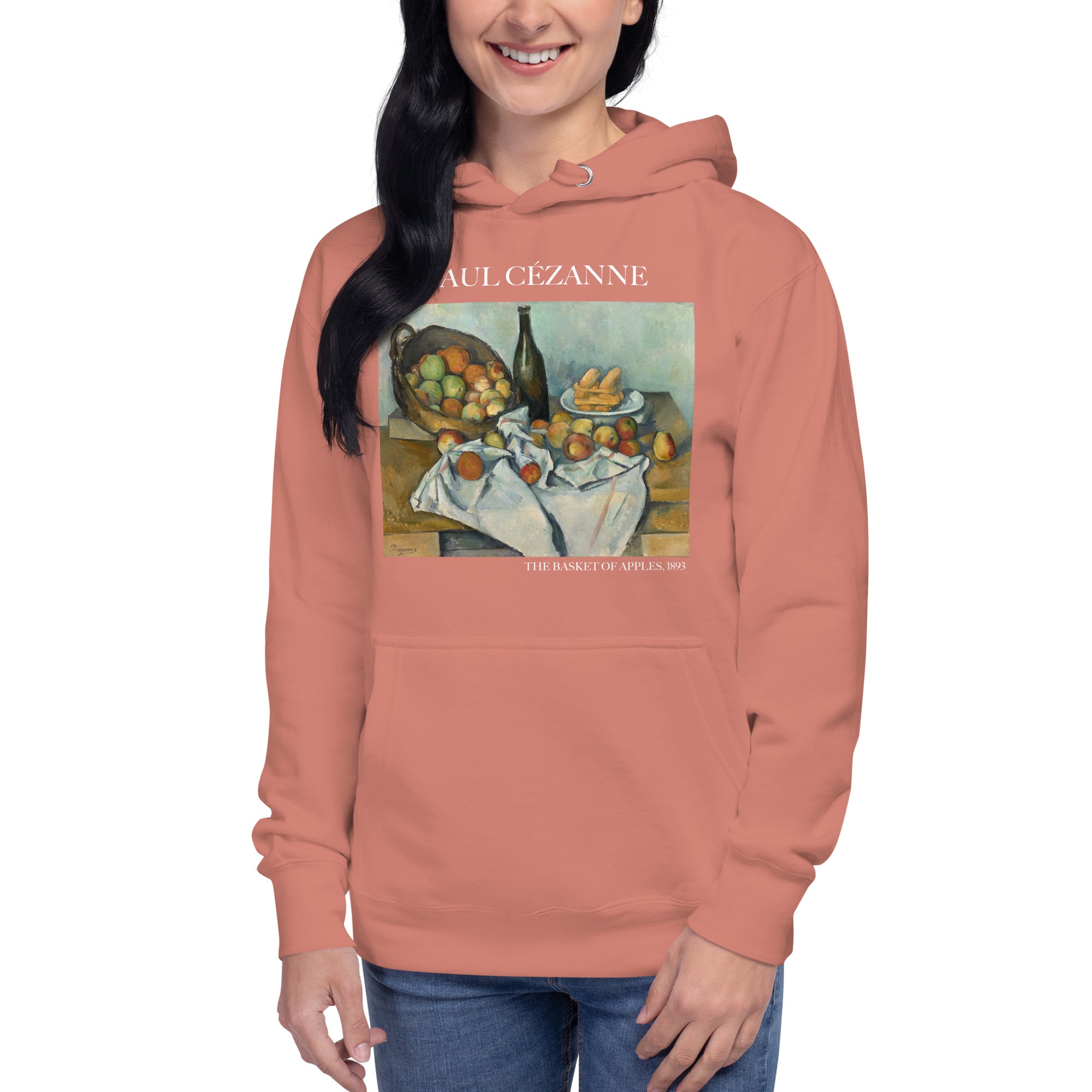 Kapuzenpullover mit berühmtem Gemälde „Der Apfelkorb“ von Paul Cézanne | Unisex-Kapuzenpullover mit Premium-Kunstmotiv