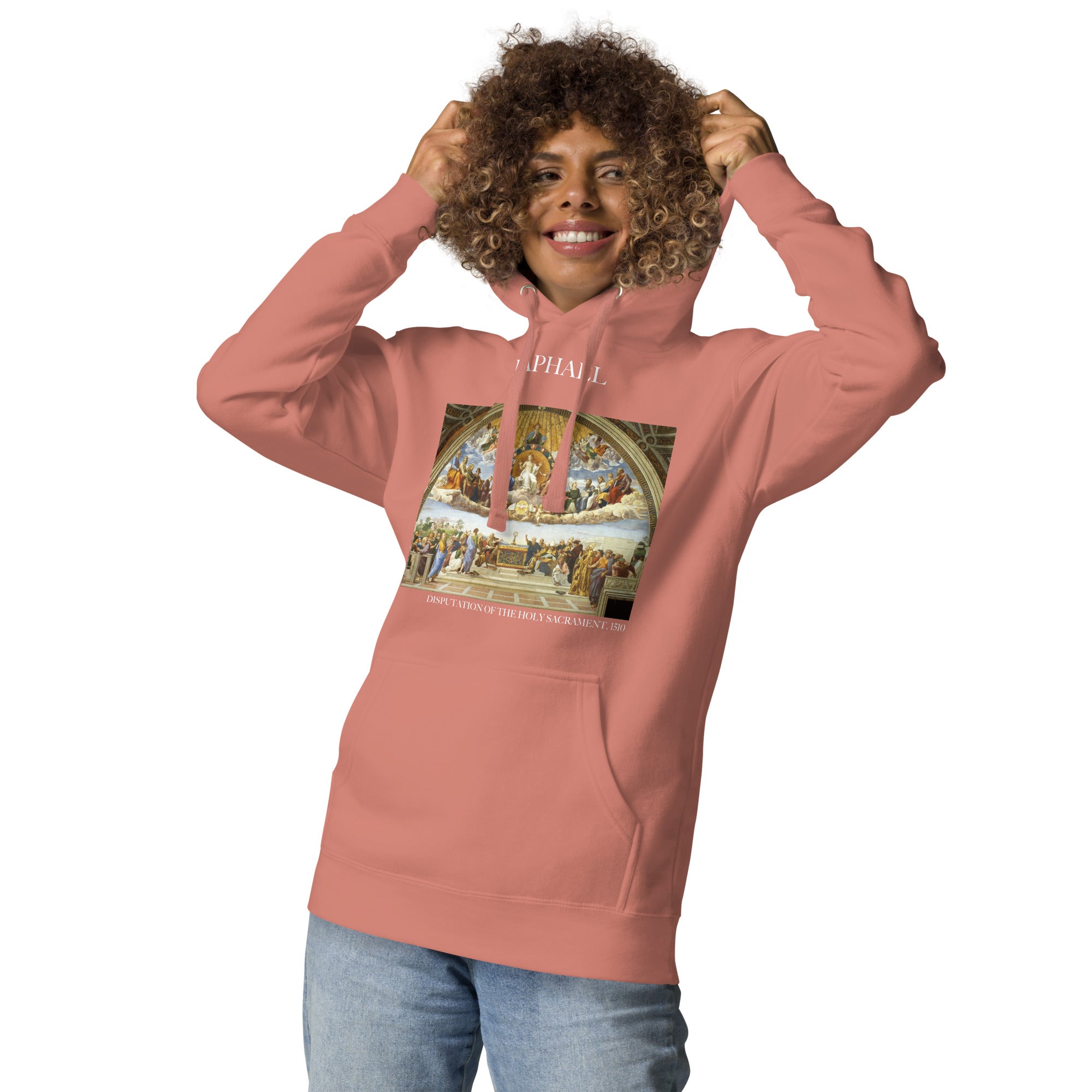 Raphael 'Disputation of the Holy Sacrament' Famous Painting Hoodie | Unisex Premium Art Hoodie