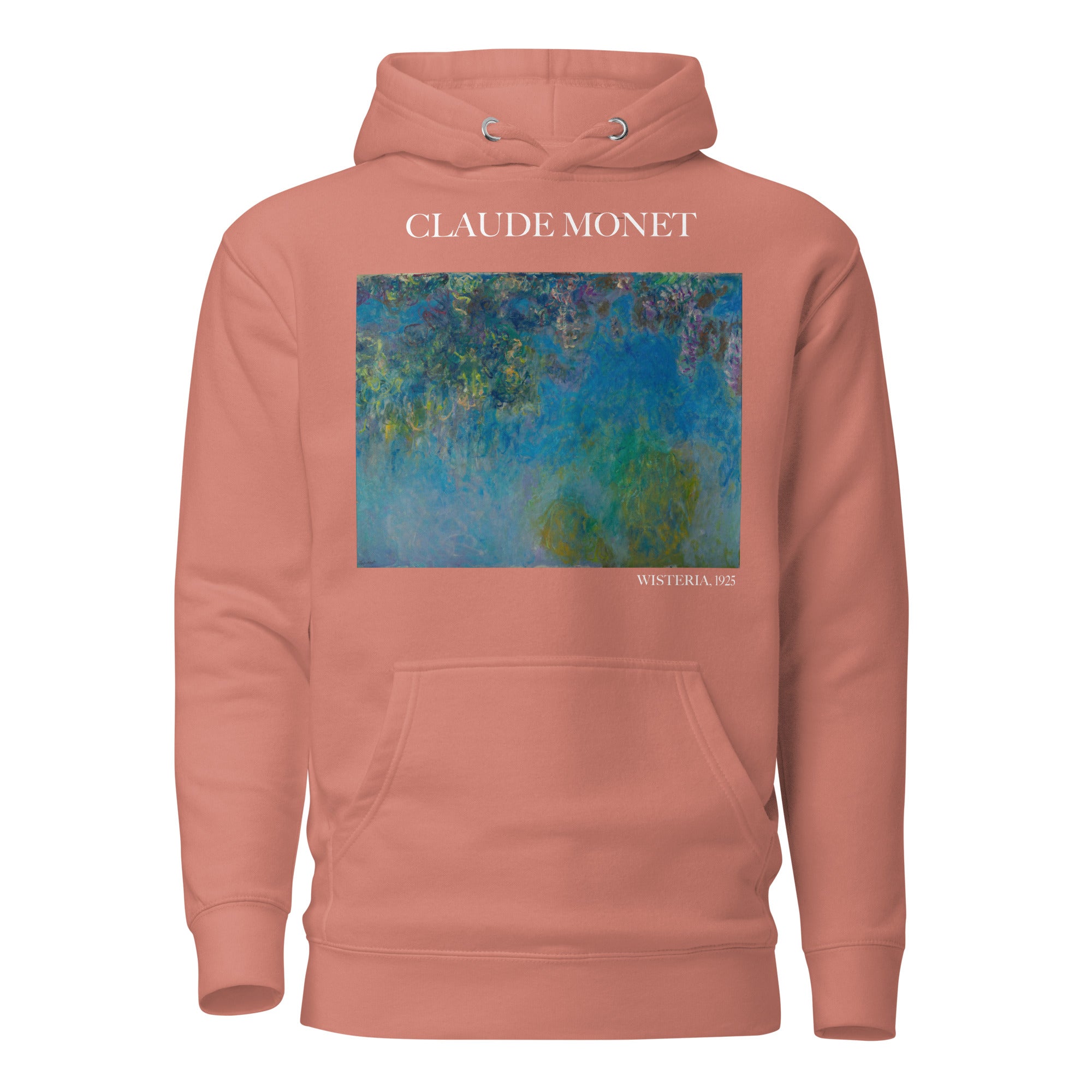 Claude Monet 'Wisteria' Berühmtes Gemälde Hoodie | Unisex Premium Kunst Hoodie