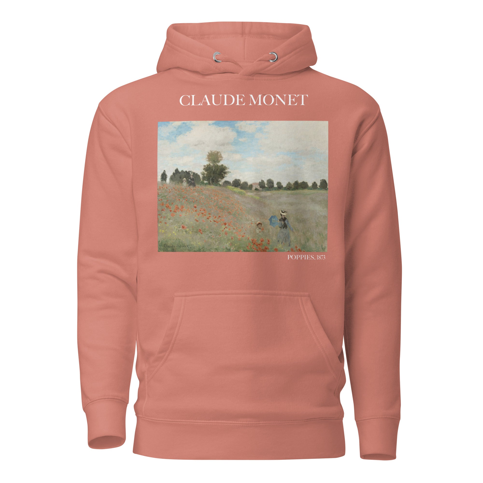 Claude Monet 'Poppies' Famous Painting Hoodie | Unisex Premium Art Hoodie