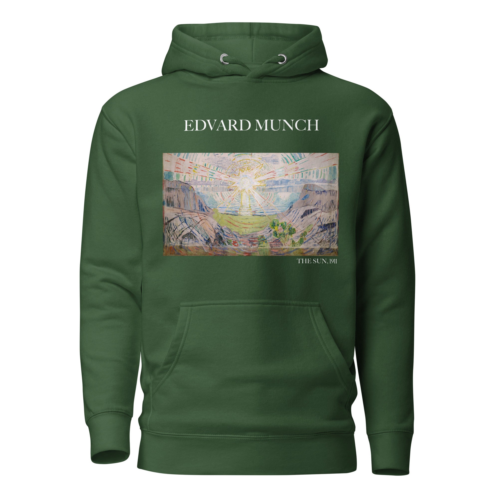 Edvard Munch 'The Sun' Famous Painting Hoodie | Unisex Premium Art Hoodie
