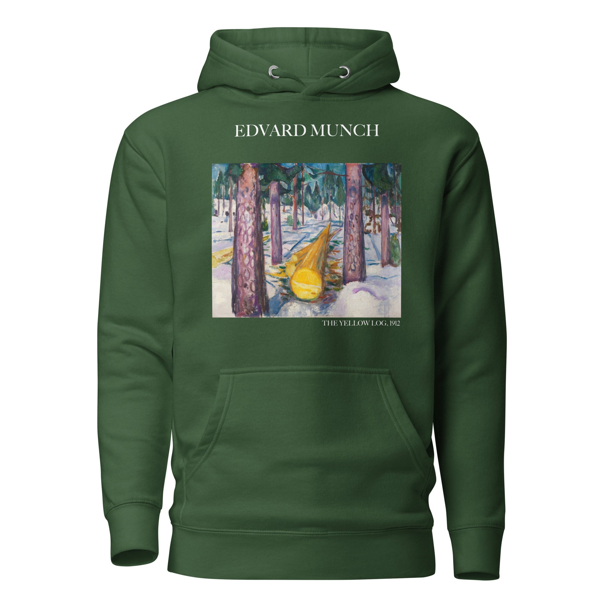 Edvard Munch 'The Yellow Log' Famous Painting Hoodie | Unisex Premium Art Hoodie