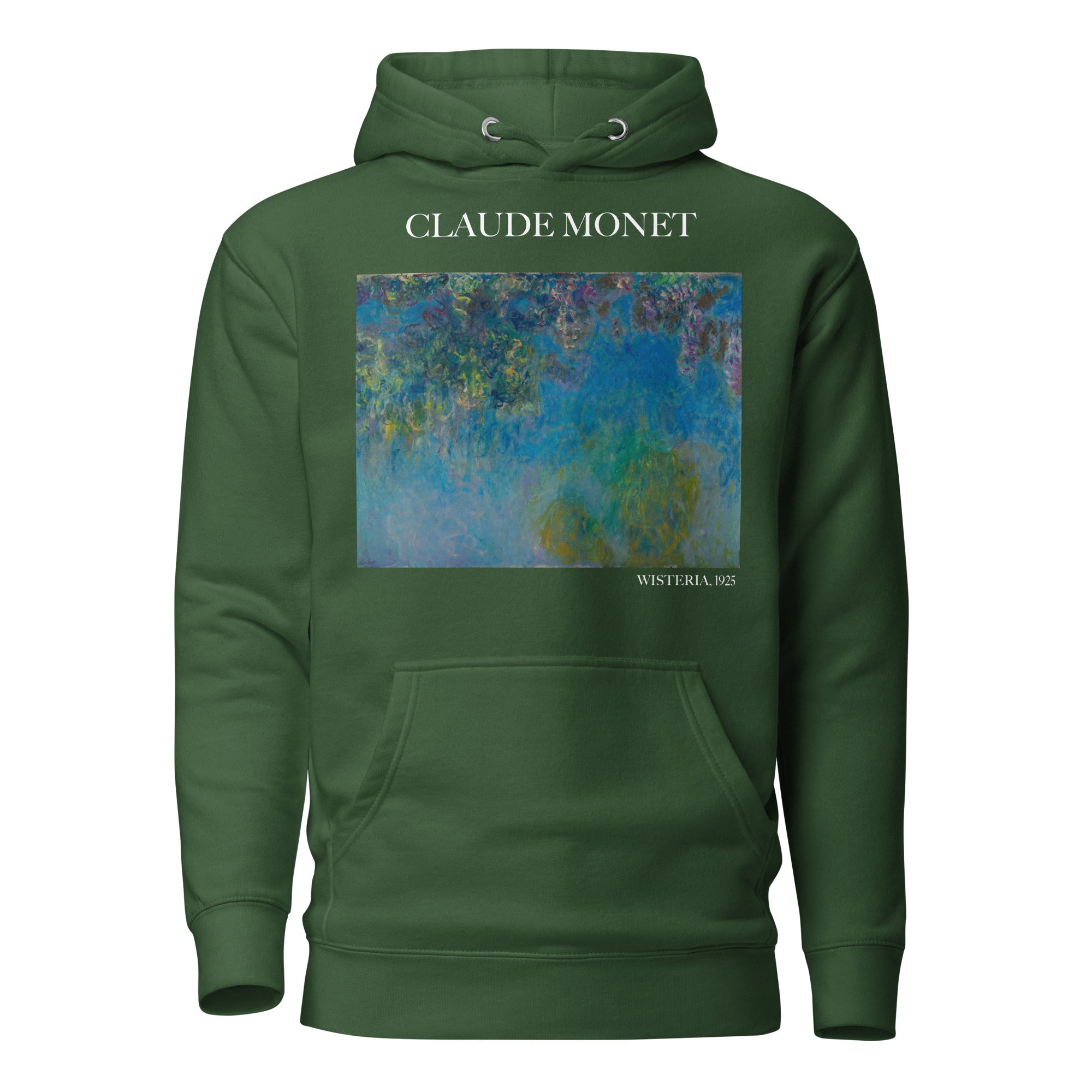 Claude Monet 'Wisteria' Famous Painting Hoodie | Unisex Premium Art Hoodie